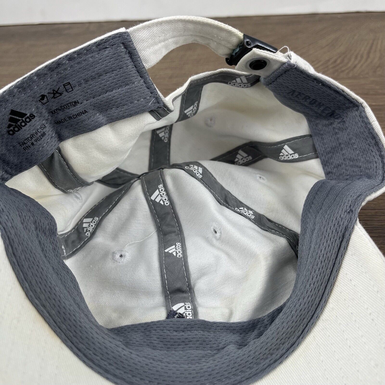 Adidas Adidas Athletic Hat Adidas Cap Baseball White Hat Adjustable Size ONE SIZE - 21 Thumbnail