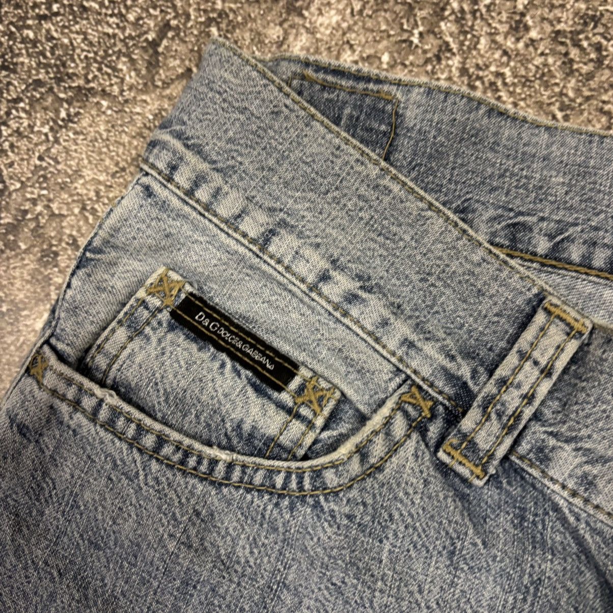 Dolce & Gabbana Vintage Dolce&Gabbana Big Logo Flare Jeans Size 32" / US 10 / IT 46 - 21 Thumbnail