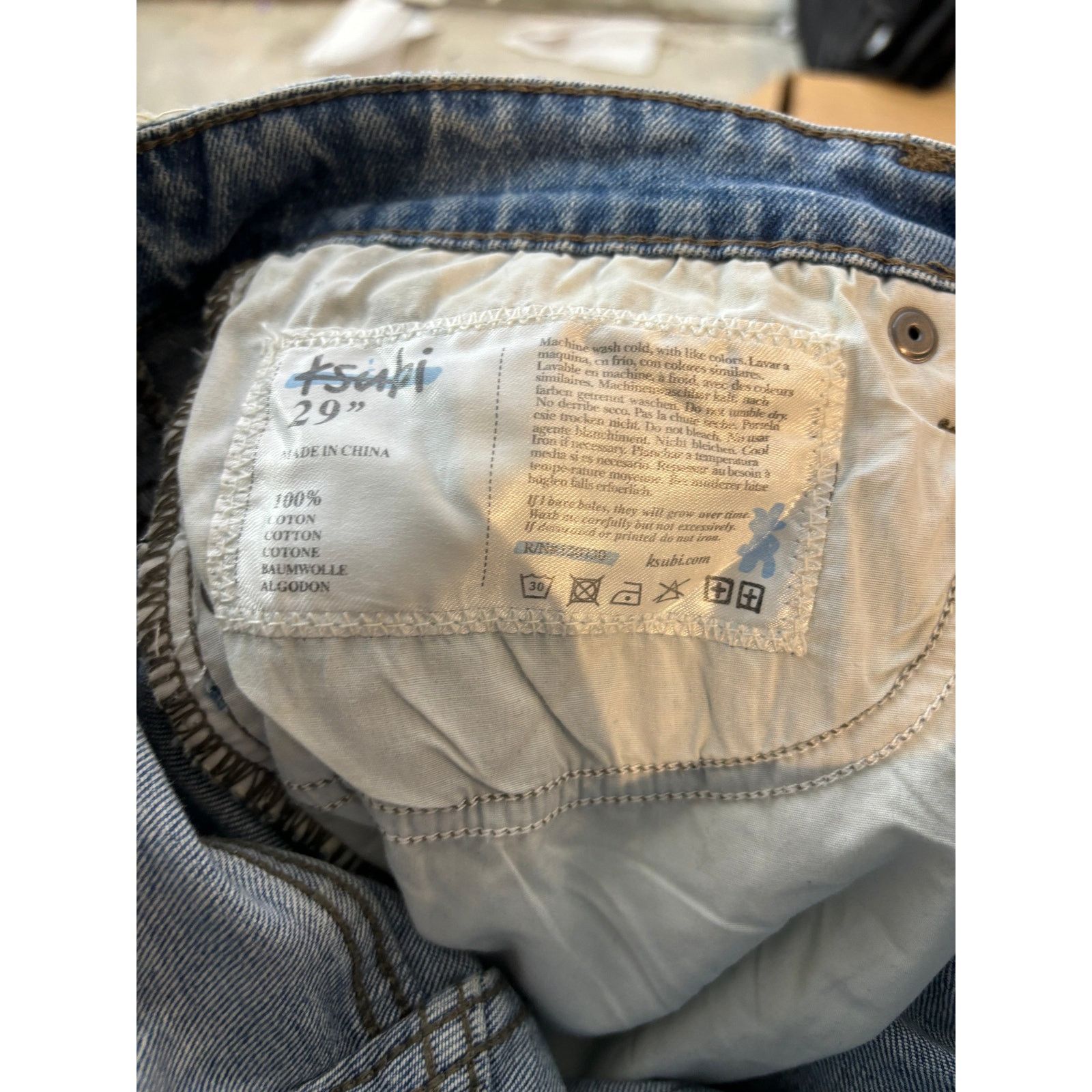 Ksubi Ksubi Jeans Grey Light Wash 29 Used Size US 29 - 3 Thumbnail