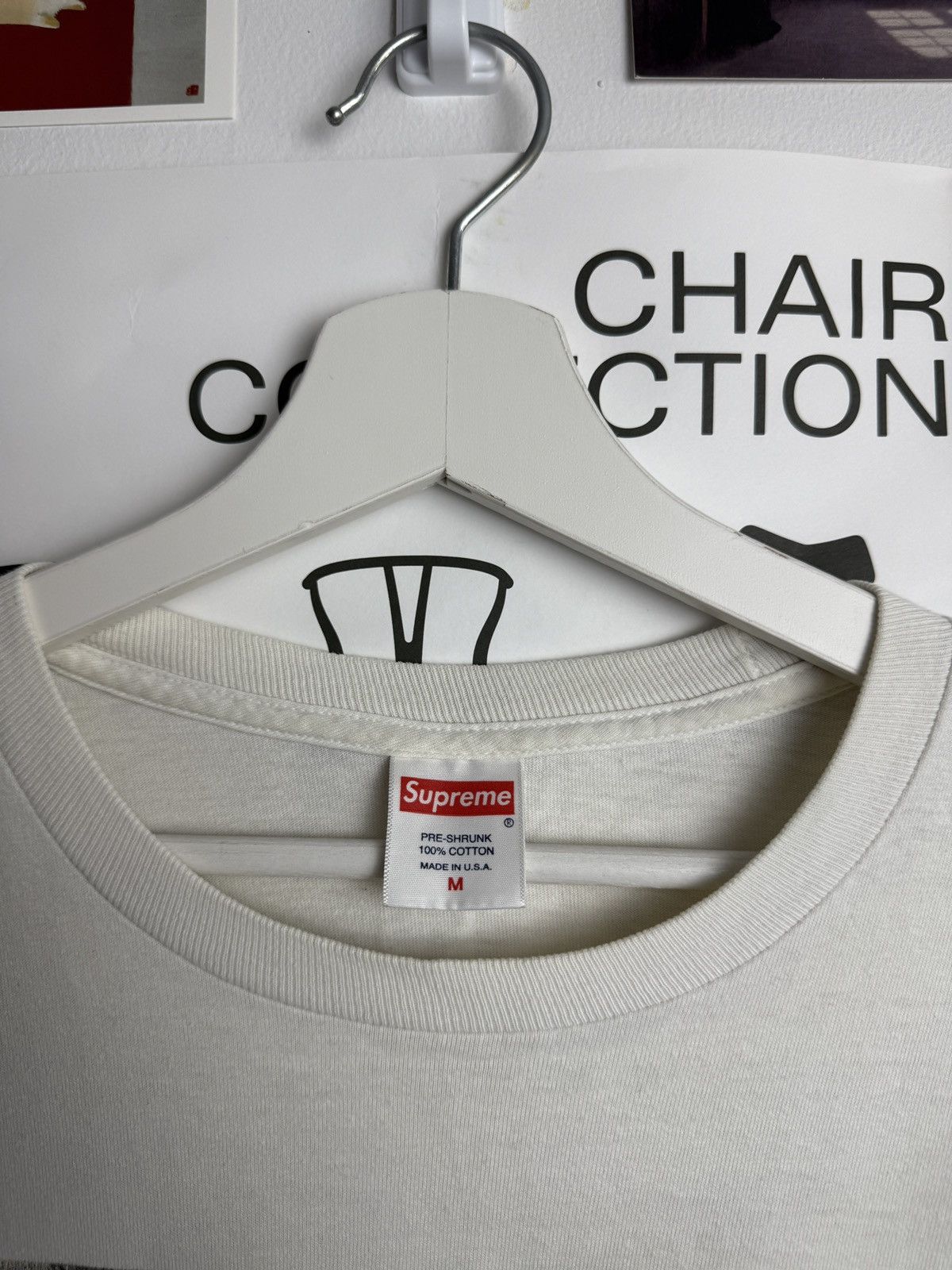 Designer × Supreme Supreme banner logo t-shirt M designer streetwear skate baggy Size US M / EU 48-50 / 2 - 4 Thumbnail