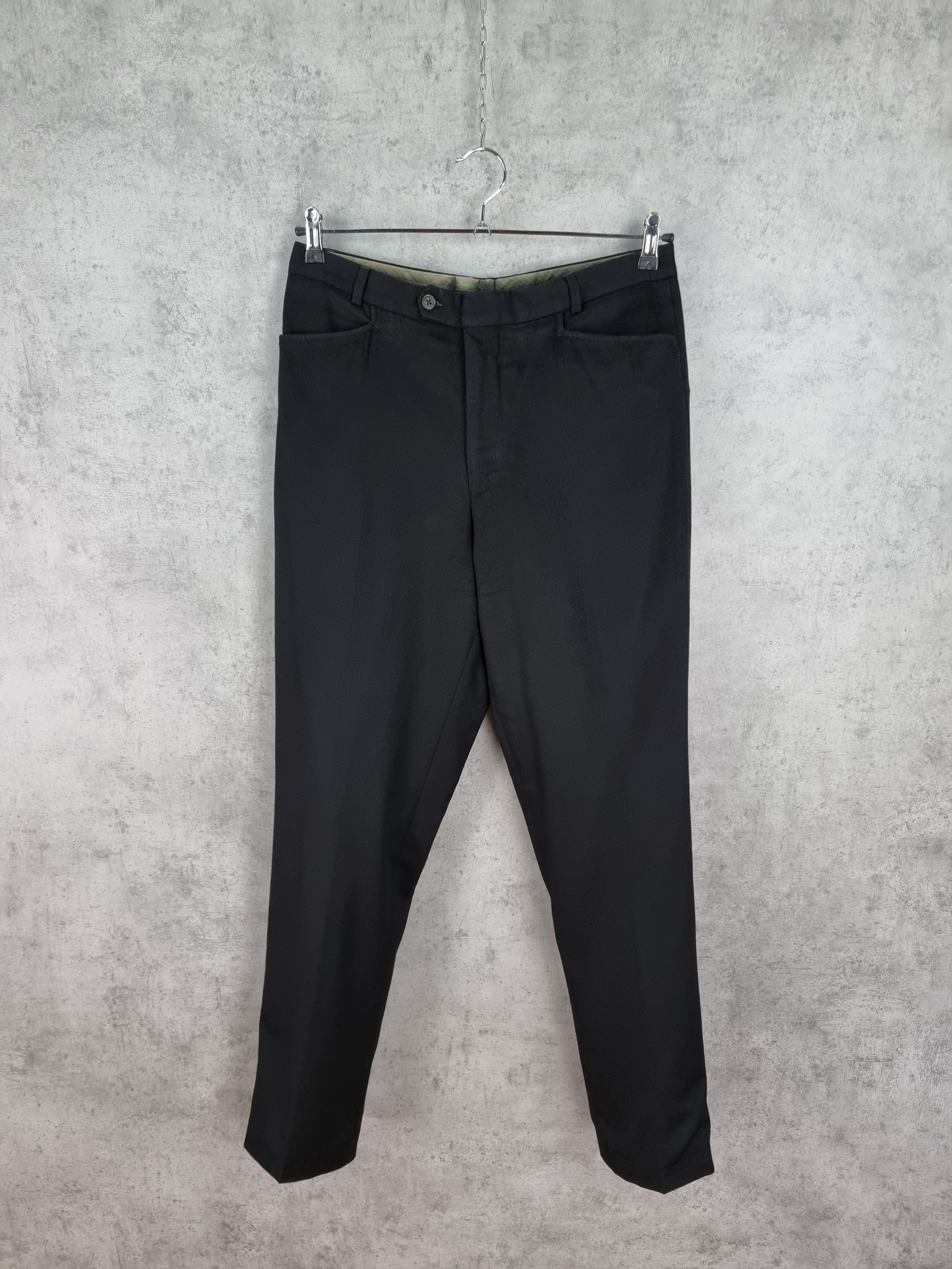 Velour × Vintage × Yves Saint Laurent 100% Viscose Soft Velour Vintage Suit Pants Size US 34 / EU 50 - 5 Thumbnail