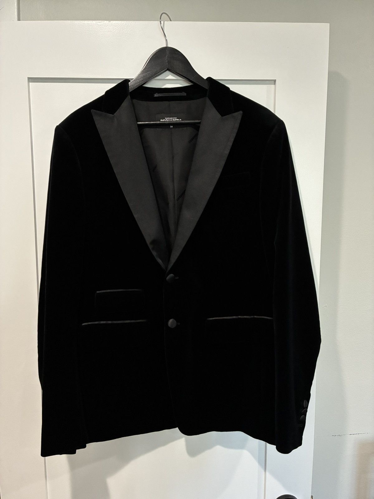 Dsquared2 Dsquared2 Velvet Tuxedo Blazer Size 54L - 2 Thumbnail