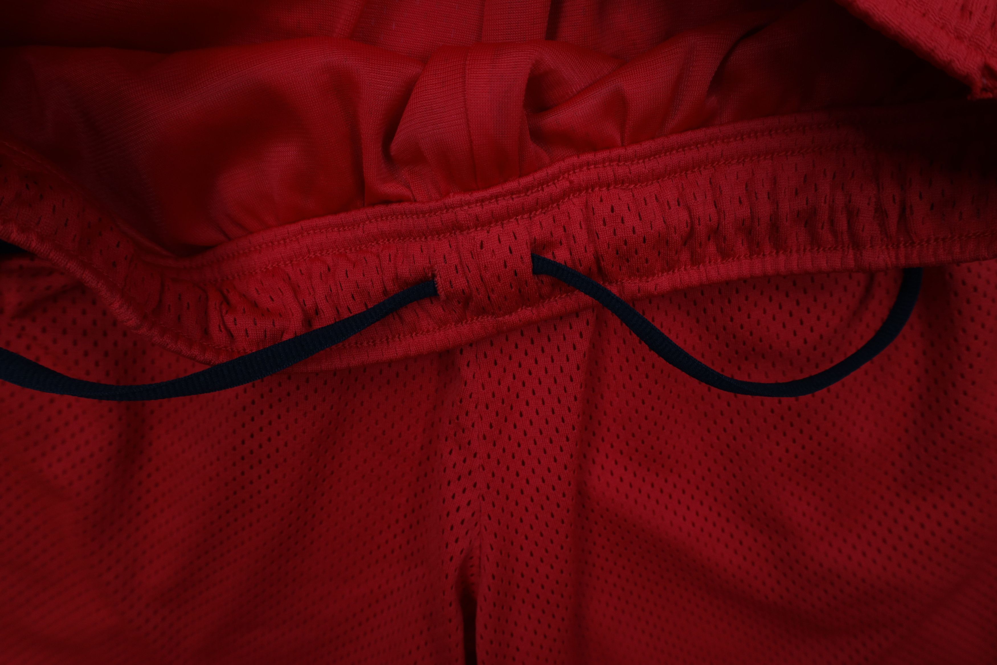 Nike × Vintage Vintage Y2K Nike Mini Swoosh Above Knee Mesh Shorts Red Size US 30 / EU 46 - 8 Thumbnail