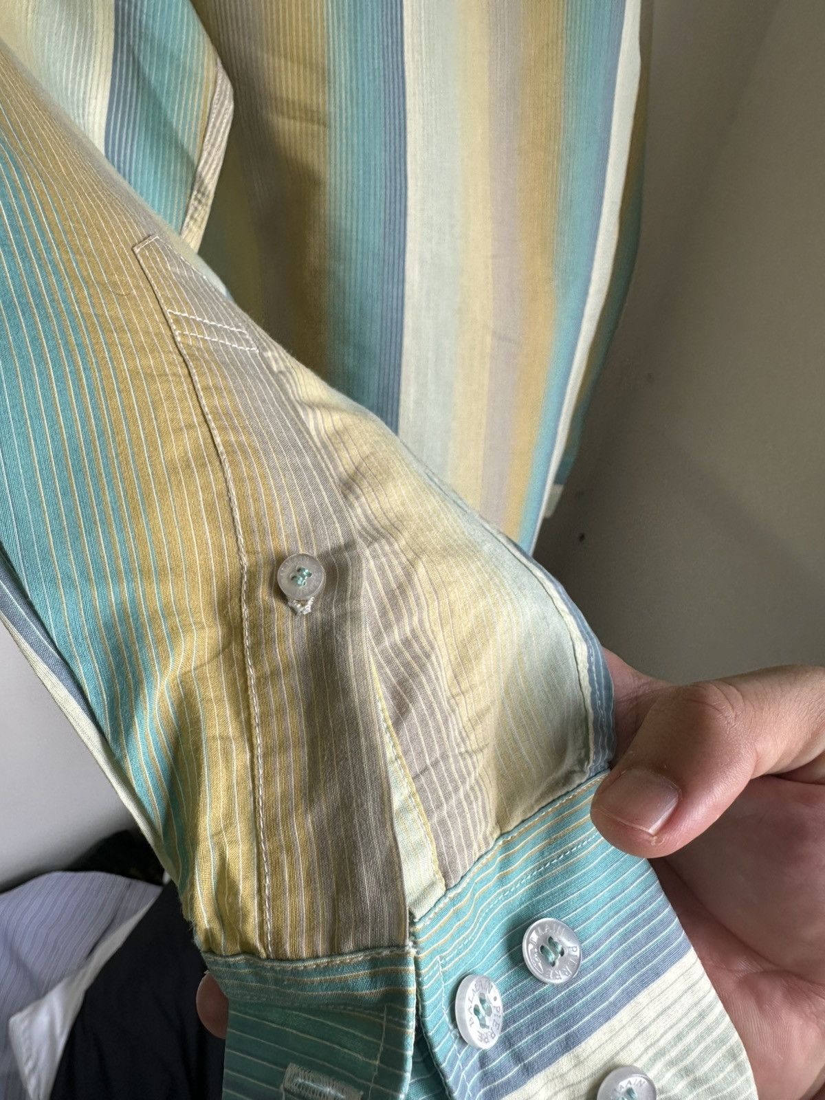 Balmain × Pierre Balmain × Vintage Vintage Pierre Balmain Button Up Shirt Size US M / EU 48-50 / 2 - 8 Thumbnail