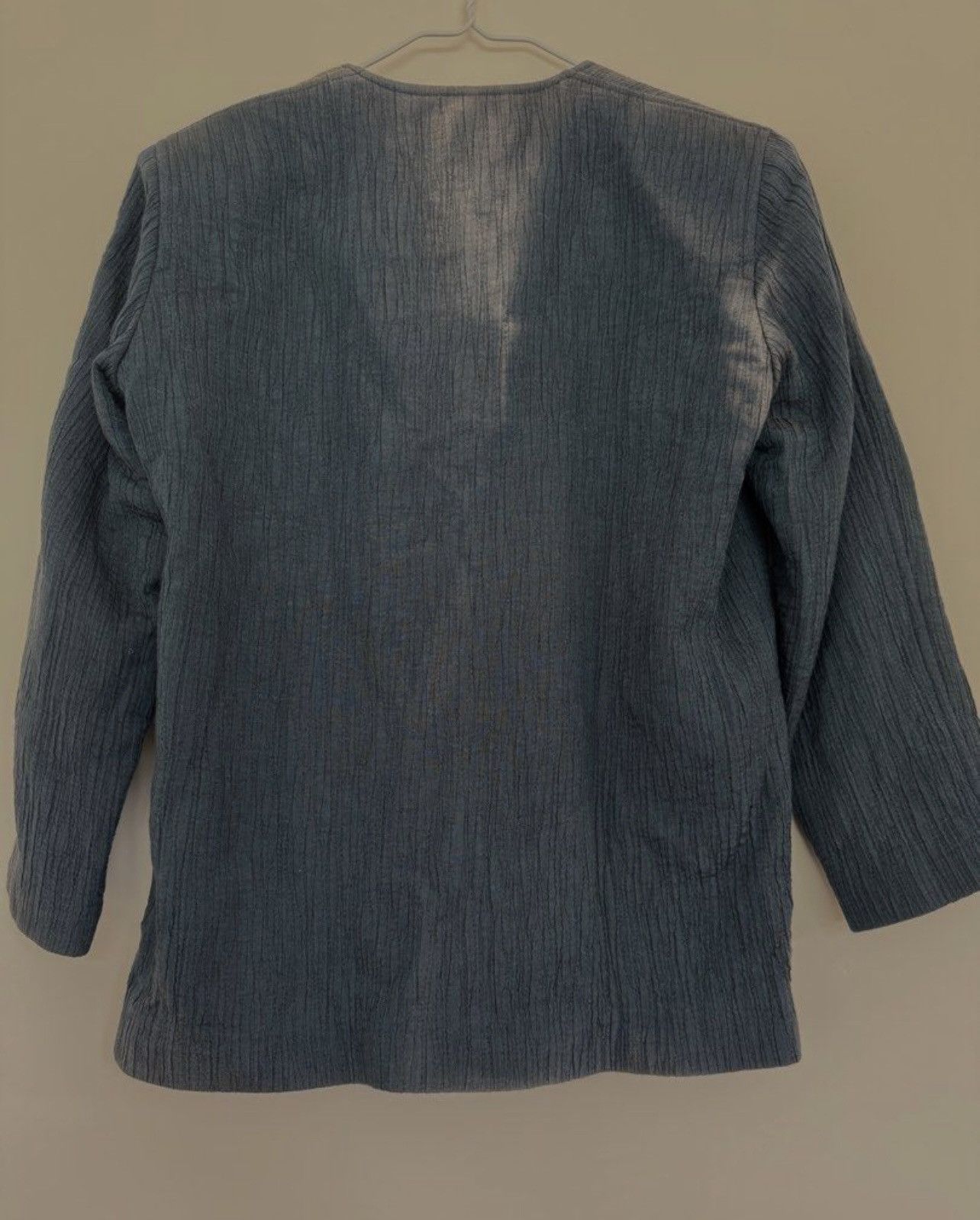 Issey Miyake × Pleats Please Issey Miyake 🔥Vintage 1970’s Issey Miyake pleated Blazer Size 40L - 2 Thumbnail