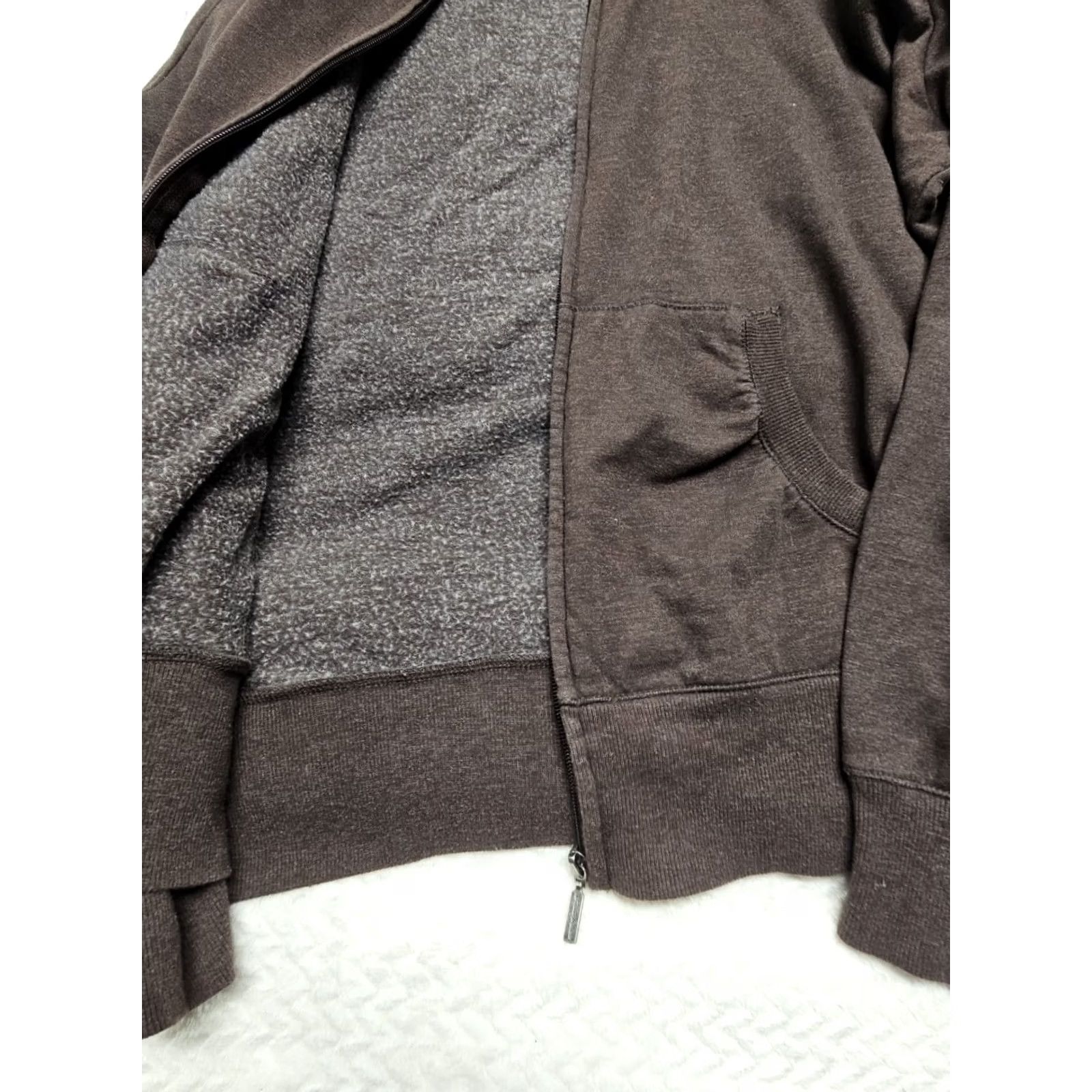 Eddie Bauer Eddie Bauer Hoodie Men 2XL Chocolate Brown Full Zip Hooded Pockets Classic Jacket Style: Full Zip, Zip Up, Long Sleeve, Chest Pockets Size US XXL / EU 58 / 5 - 5 Thumbnail