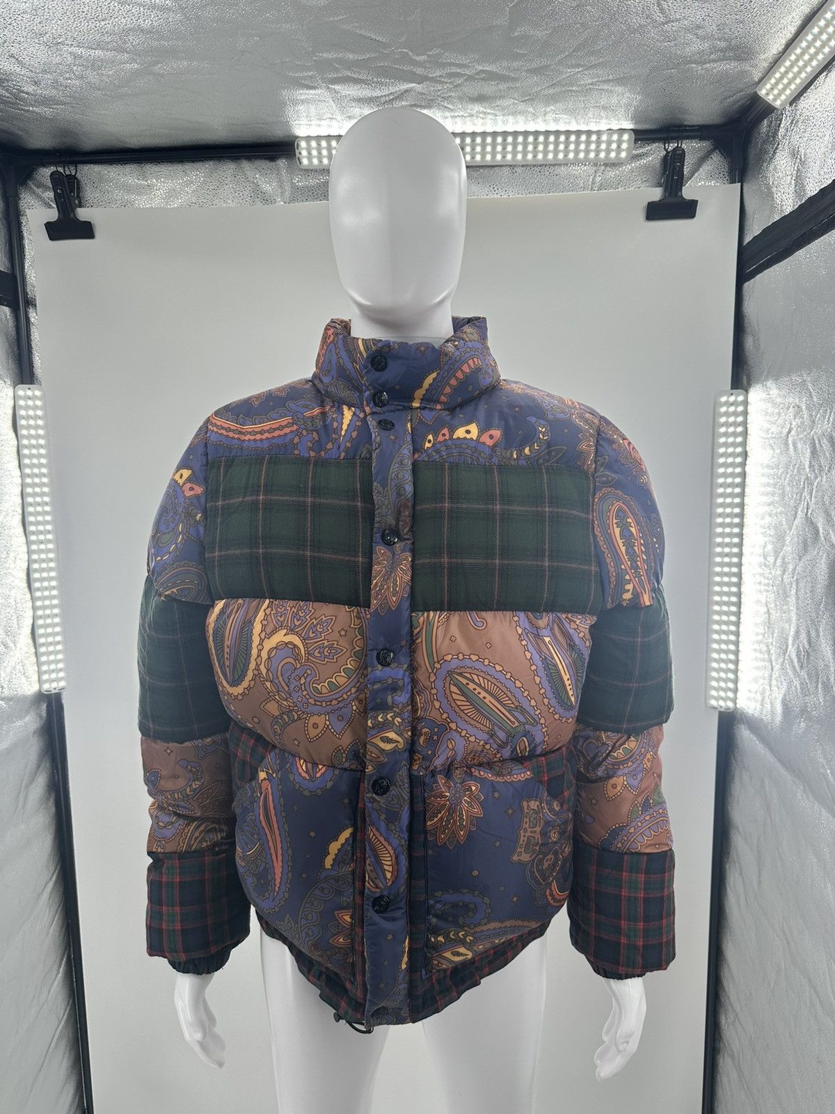 Billionaire Boys Club Billionaire Boys Club Paisley Puffer Coat Size US L / EU 52-54 / 3 - 1 Thumbnail
