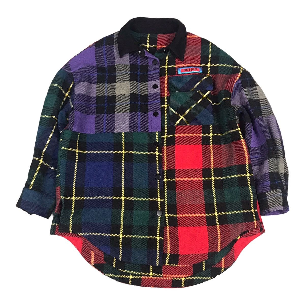 Designer × Flannel × Japanese Brand DESIGN FLANNEL SNAP BUTTON JACKET Size US M / EU 48-50 / 2 - 1 Thumbnail
