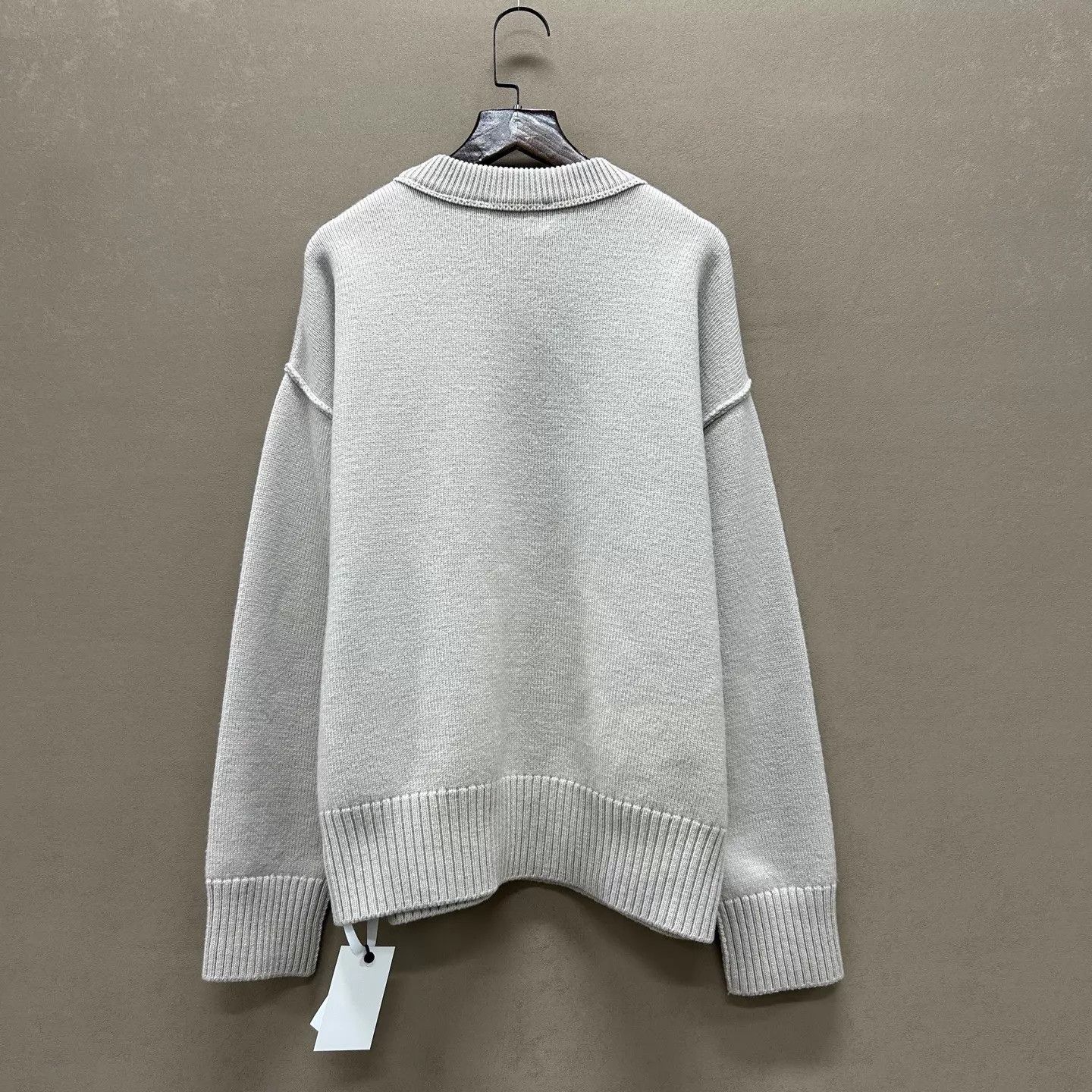 AMI AMI 99 New Camel Wool Heart Crewneck Sweater S Size US S / EU 44-46 / 1 - 2 Thumbnail