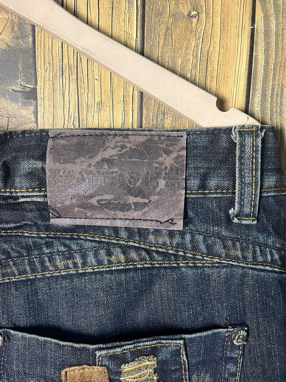 Japanese Brand × Vintage Vintage TSL Japan Distressed Jeans Kapital Numbernine Style Size US 36 / EU 52 - 4 Thumbnail