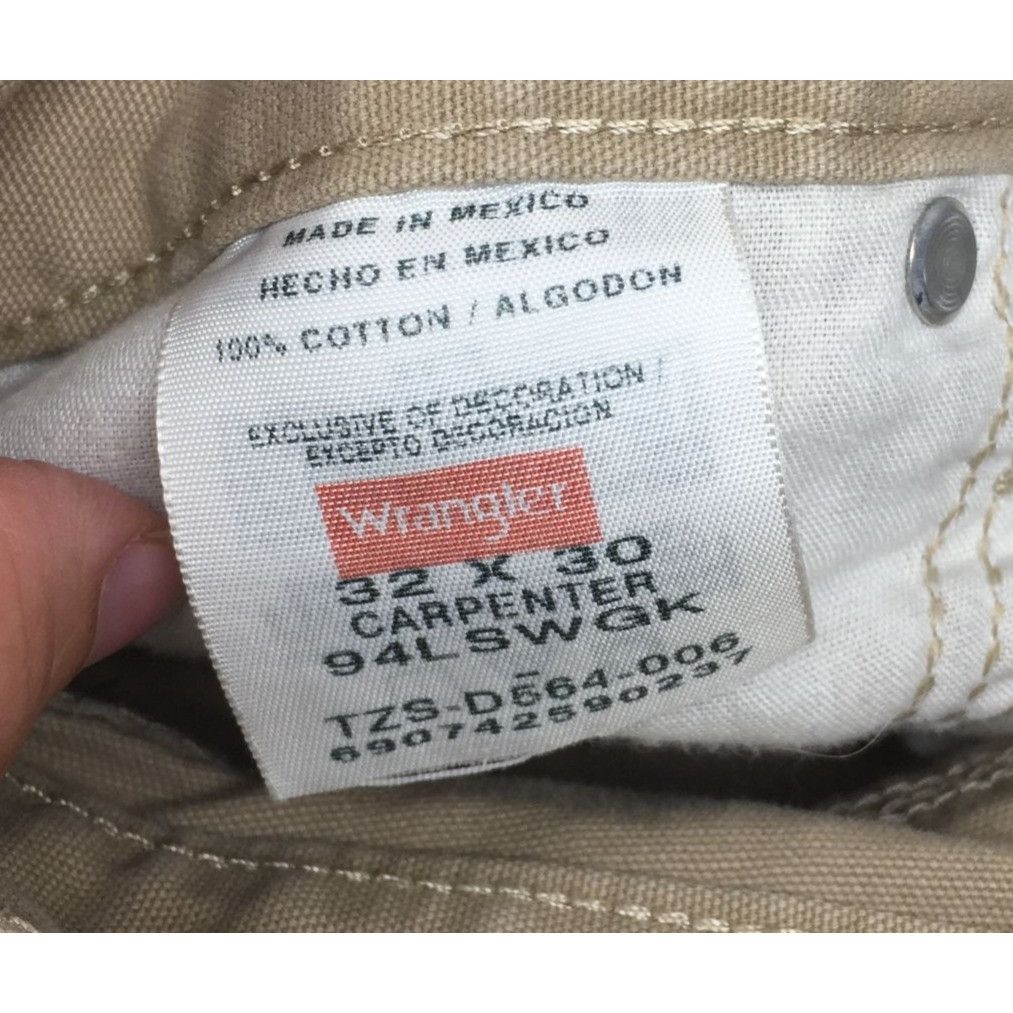 Wrangler Wrangler Size 32 x 30 Men's Carpenter Work Pants Size US 32 / EU 48 - 12 Thumbnail