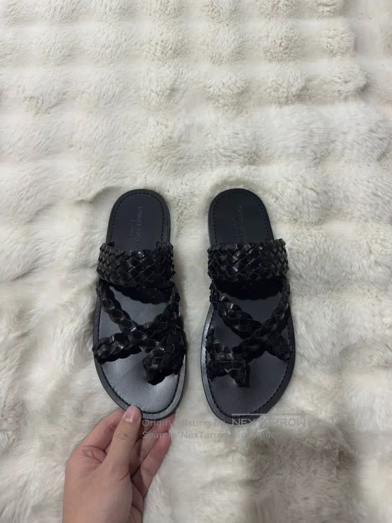Saint Laurent Paris Saint Laurent Paris Woven Slippers Size US 7 / EU 40 - 3 Thumbnail