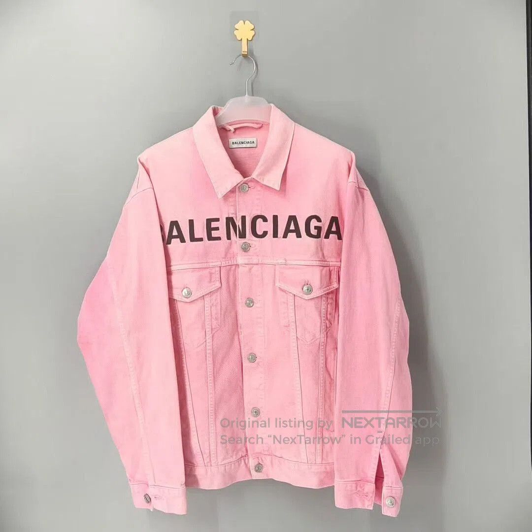 Balenciaga Balenciaga Chest Logo Denim Jacket. Size US S / EU 44-46 / 1 - 1 Thumbnail