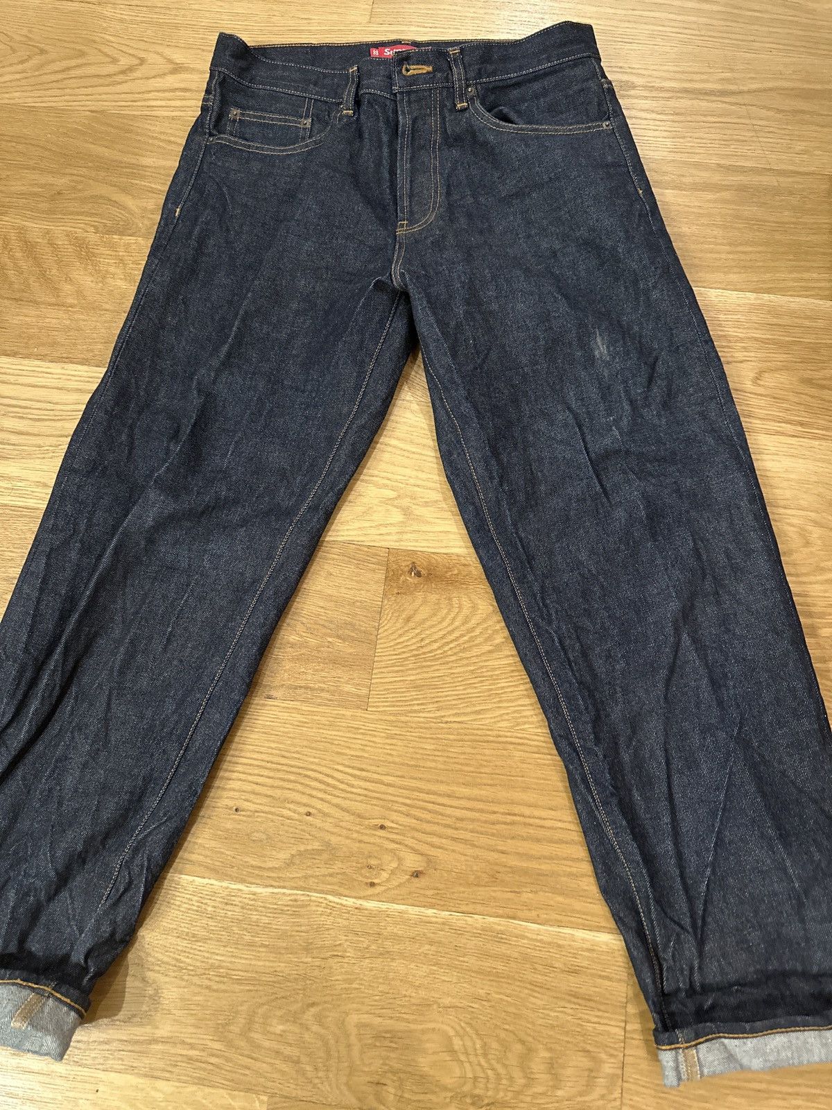 Supreme Supreme selvedge raw denim Size US 32 / EU 48 - 2 Thumbnail