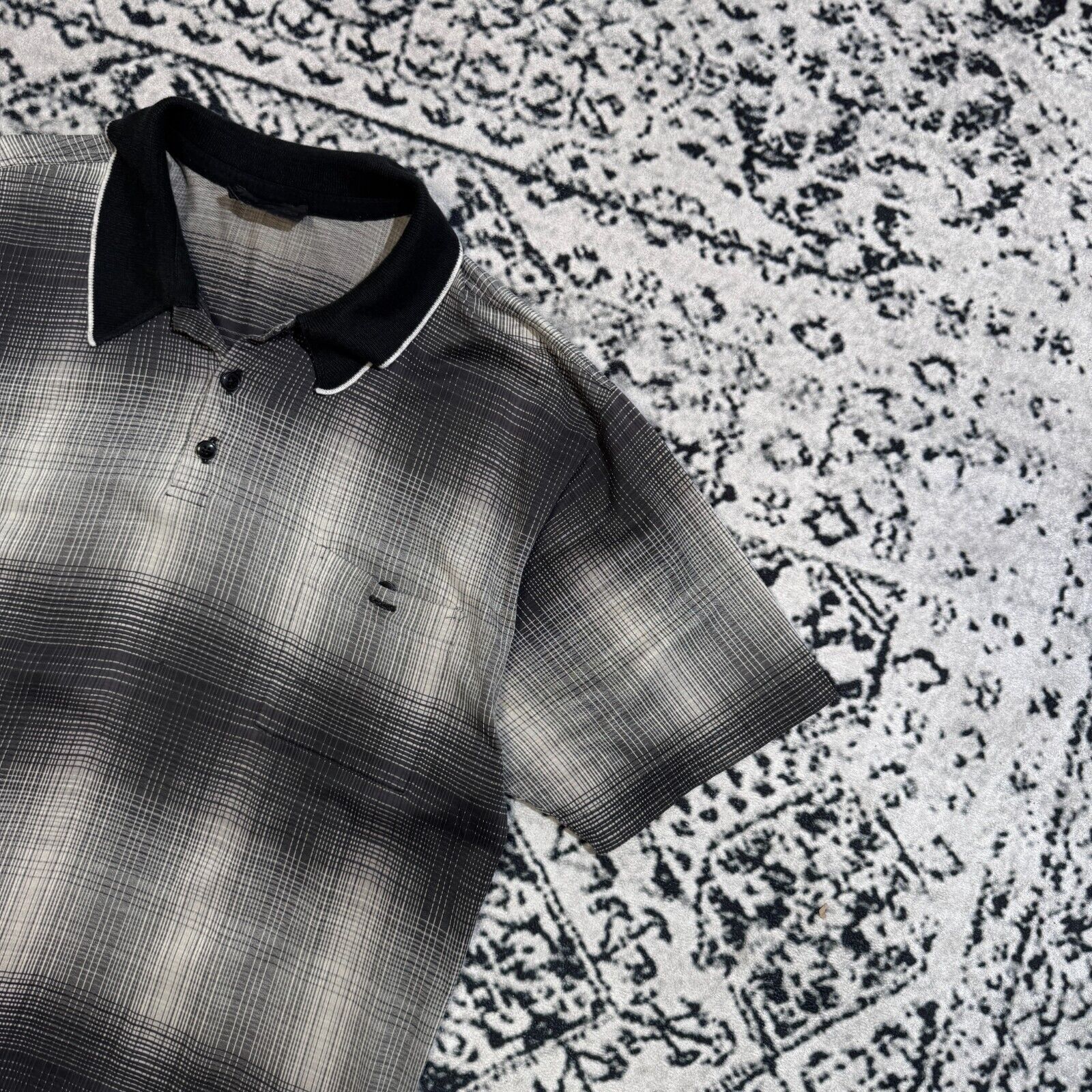 Carlo Colucci × Vintage Vintage Carlo Colluci Unisex Gray Cotton Polo Shirt Size L Size US L / EU 52-54 / 3 - 5 Thumbnail