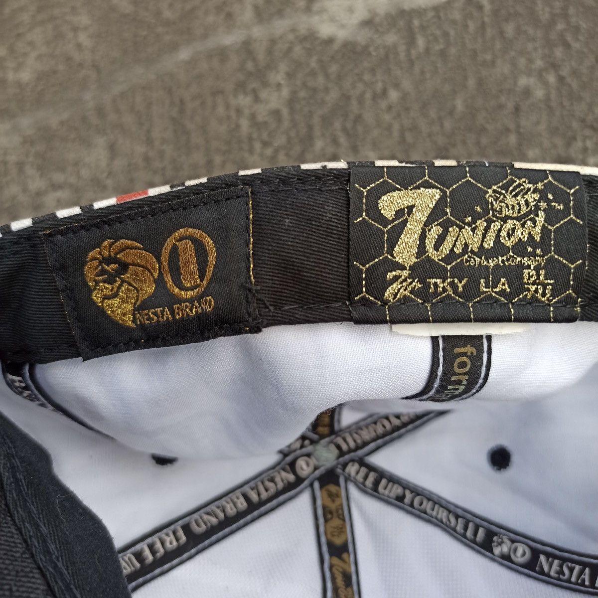 Bob Marley SICK fitted reggae full print with gold lion embroidery cap Size 34 - 16 Thumbnail