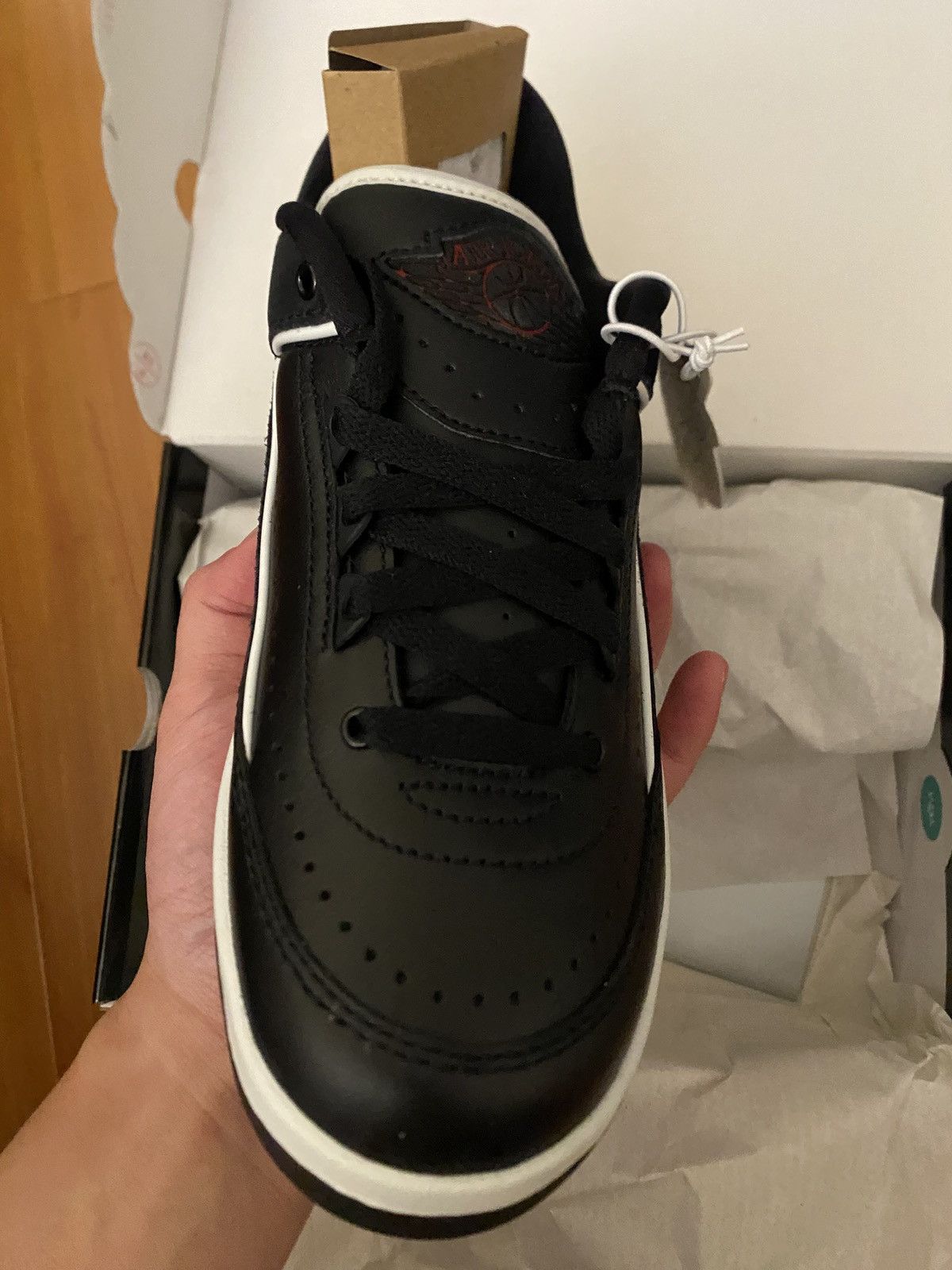 Jordan Brand Jordan 2 Low Black Size US 9.5 / EU 42-43 - 4 Thumbnail