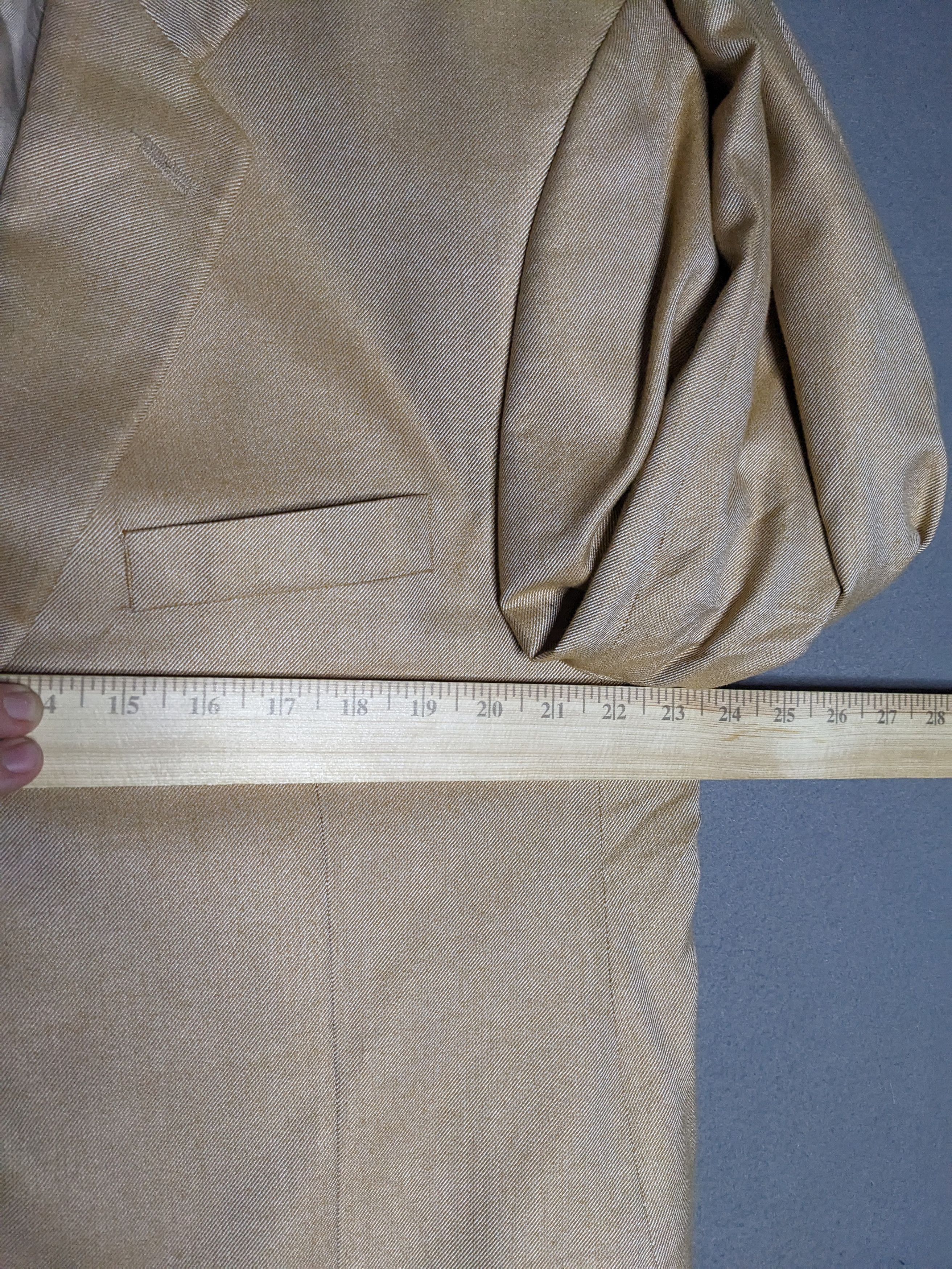 Chaps Ralph Lauren Chaps Ralph Lauren Mens Suit Jacket Blazer 46R 100% Bamboo Size 46R - 9 Thumbnail