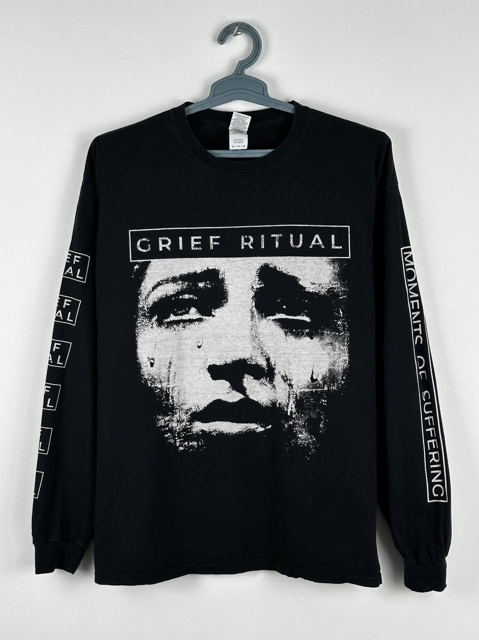 Band Tees × Vintage Vintage Grief Ritual Long Sleeve Moments Of Suffering Shirt Size US XL / EU 56 / 4 - 1 Thumbnail