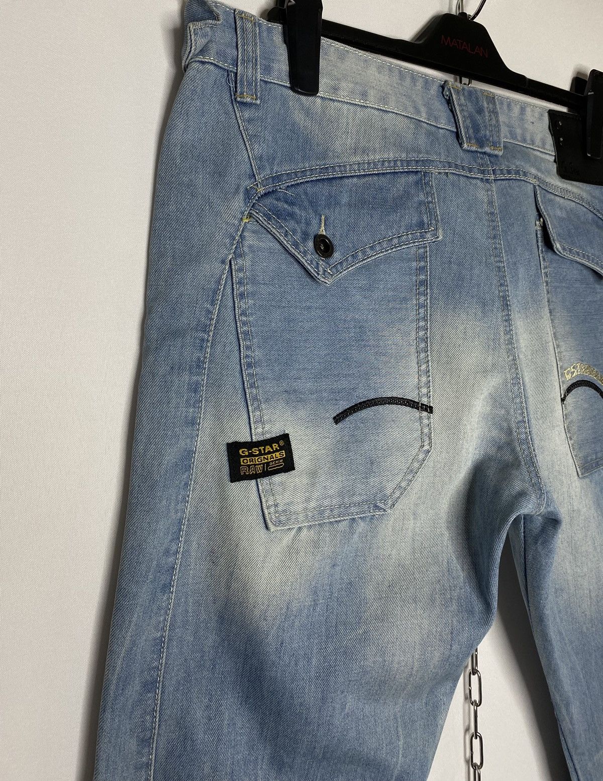 Other Vintage G-Star Raw Denim Jeans Tab Size 36x34 Size US 36 / EU 52 - 13 Thumbnail