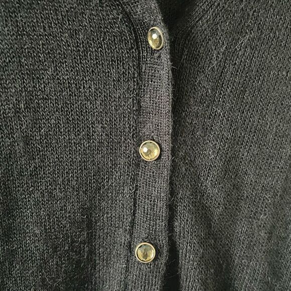 Designer J.CREW merino wool cardigan Jeweled Buttons Size XXS / US 00 / IT 34 - 2 Thumbnail