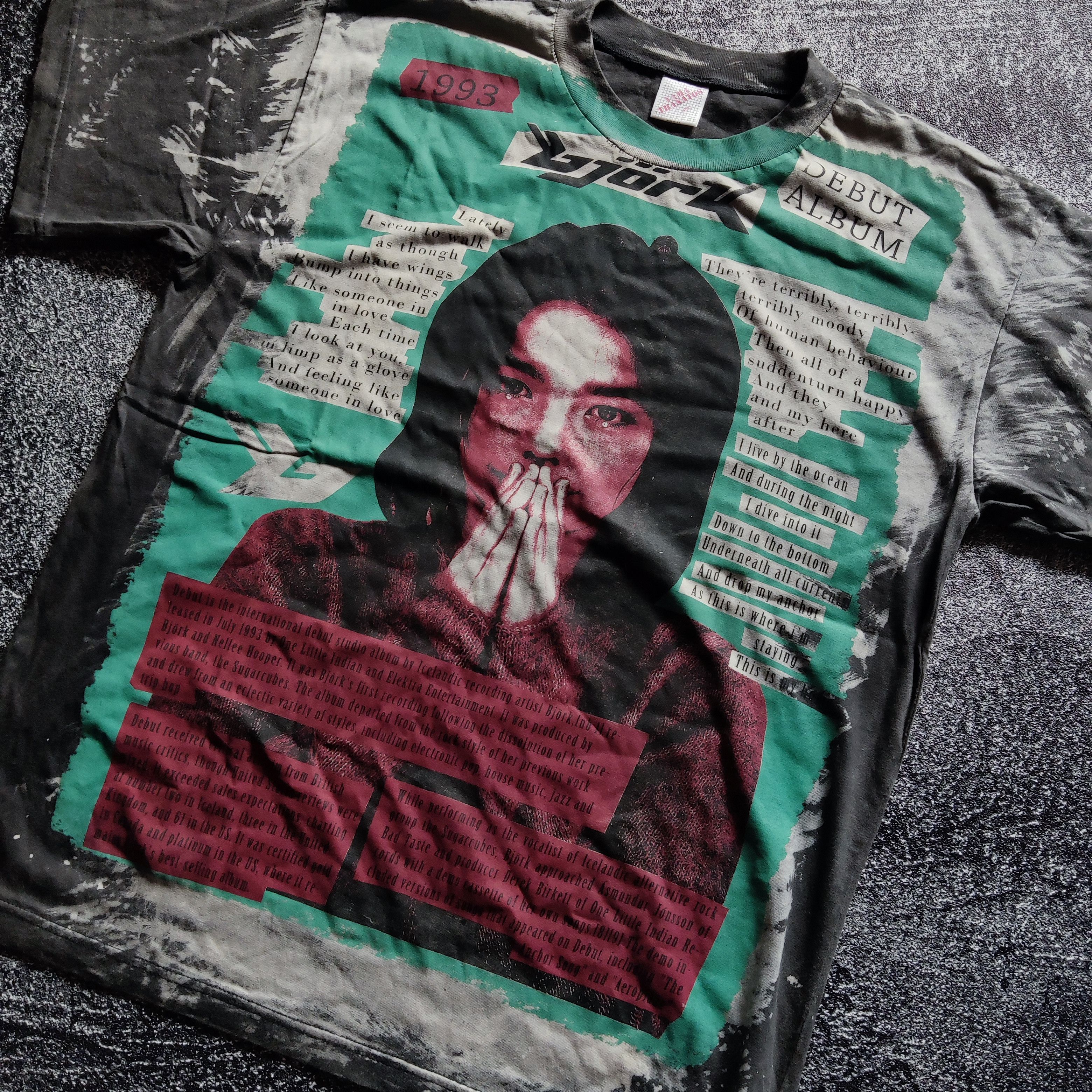 Band Tees × Rap Tees × Vintage ‼️LIMITED TSHIRT RAP TEES : MOSQUITO BJORK‼️ Size US XL / EU 56 / 4 - 2 Thumbnail