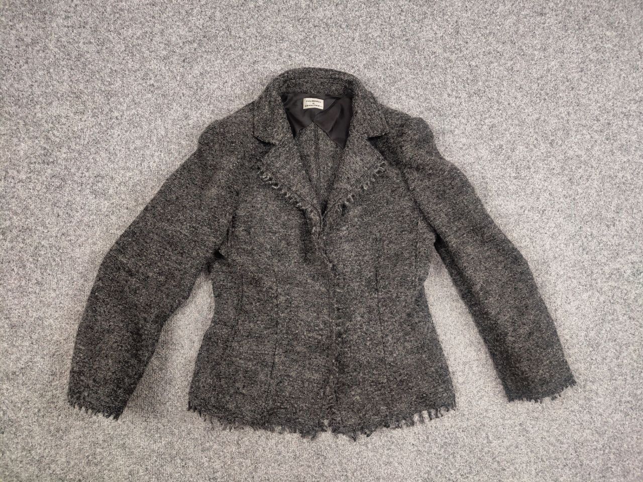 Alberta Ferretti Philosophy di Alberta Ferretti design Gray Wool Blazer Size M / US 6-8 / IT 42-44 - 12 Thumbnail