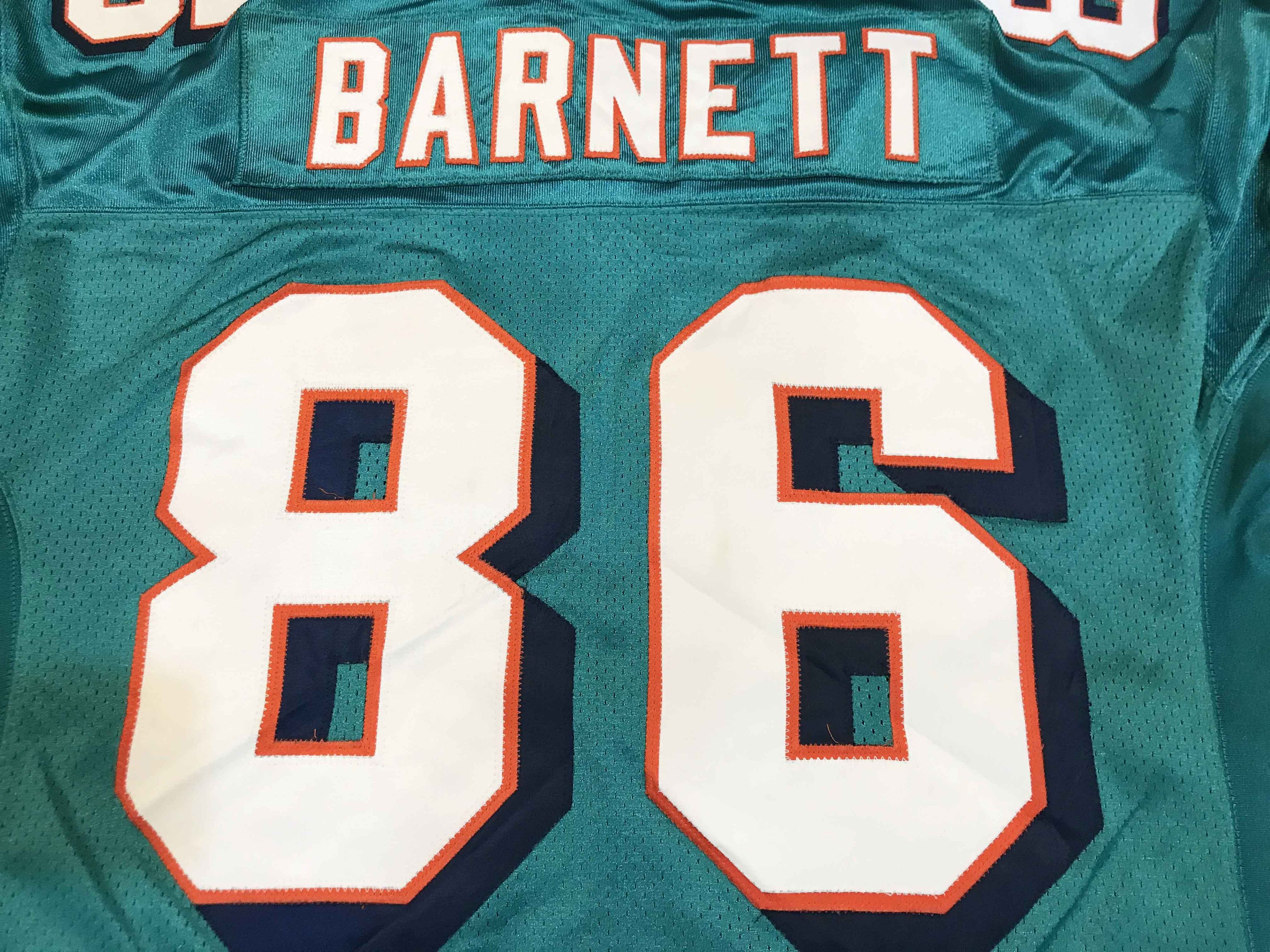 NFL × Starter × Vintage Vintage Starter Pro Line Miami Dolphins BARNETT #86 Jersey Size US M / EU 48-50 / 2 - 6 Thumbnail