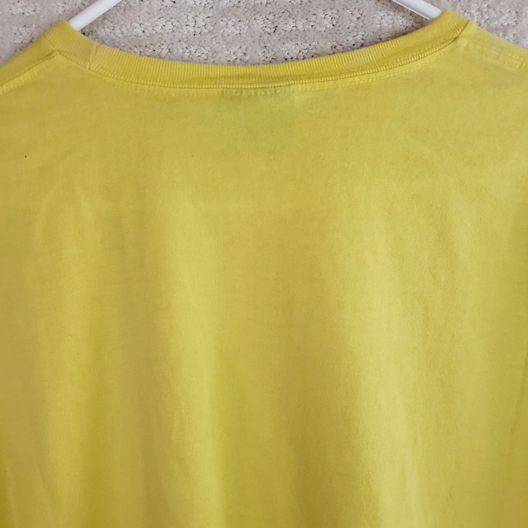 Polo Ralph Lauren VINTAGE Polo Ralph Lauren T-Shirt Yellow Short Sleeve Mens L Cotton Knit Embroidered Logo Classic Fit All Seasons 90s Preppy Golf Mens Size US L / EU 52-54 / 3 - 7 Thumbnail