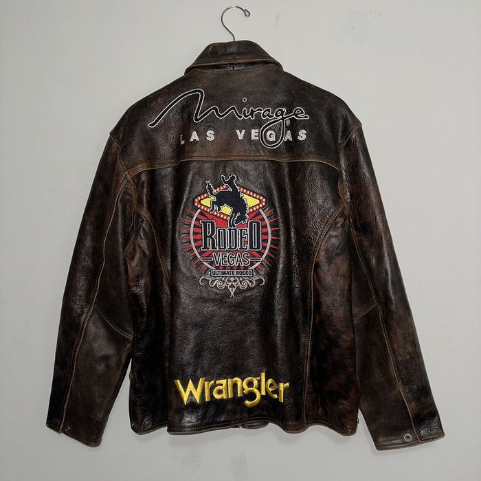 Veste En Cuir Mirage Homme - Taille L - Vintage - Style Sport Décontracté