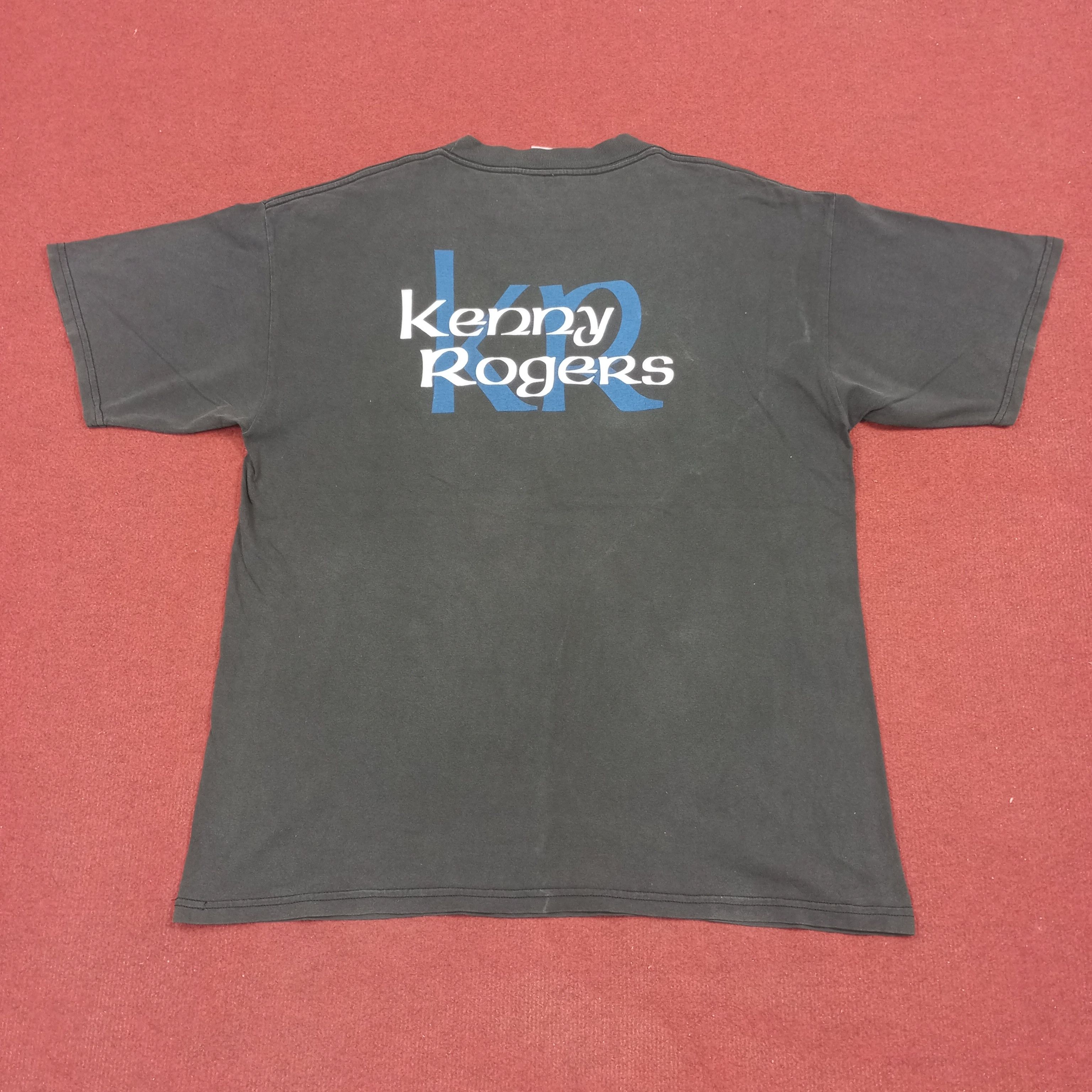Vintage Kenny Rogers Singer Music Vintage Tshirt Size US XL / EU 56 / 4 - 3 Thumbnail