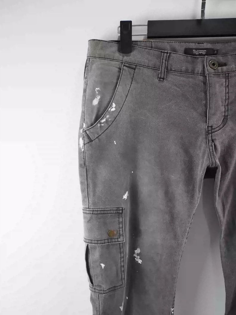 Undercover #2008AW undercover wash gray splash-ink overalls Size US 34 / EU 50 - 4 Thumbnail