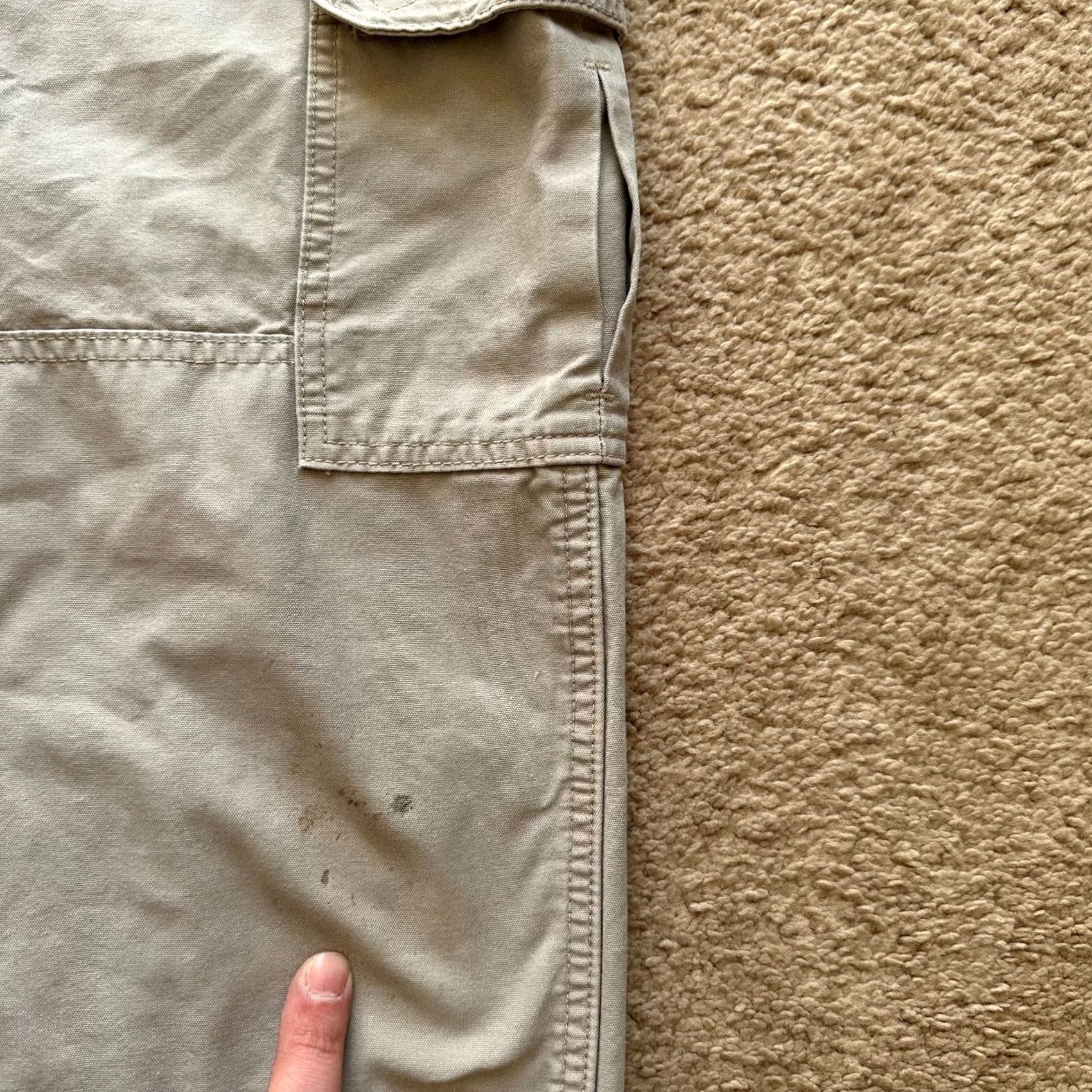 Vintage 5.11 Tactical Cargo Pants Mens 36x30 Mid Rise Ripstop Tan Distressed Military Size US 36 / EU 52 - 6 Thumbnail