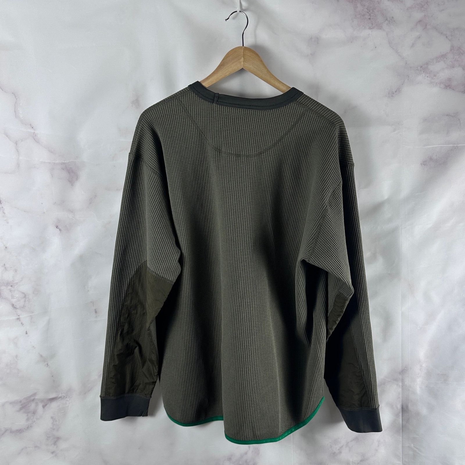 And Wander × HIDDEN Olive PE Waffle Thermal Longsleeve Size US XL / EU 56 / 4 - 6 Thumbnail