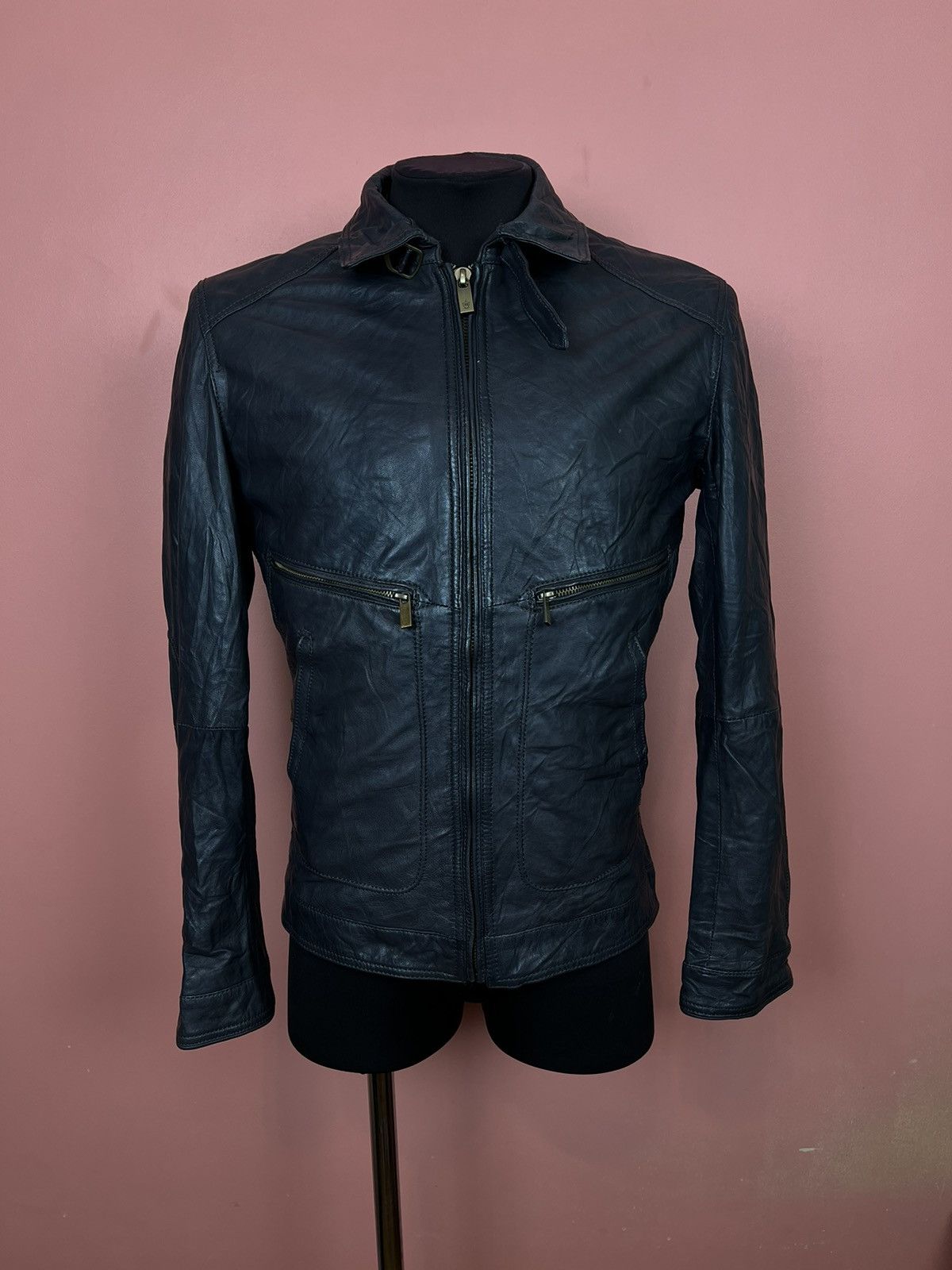Massimo Dutti Massimo dutti leather jacket hype classic Size US S / EU 44-46 / 1 - 2 Thumbnail
