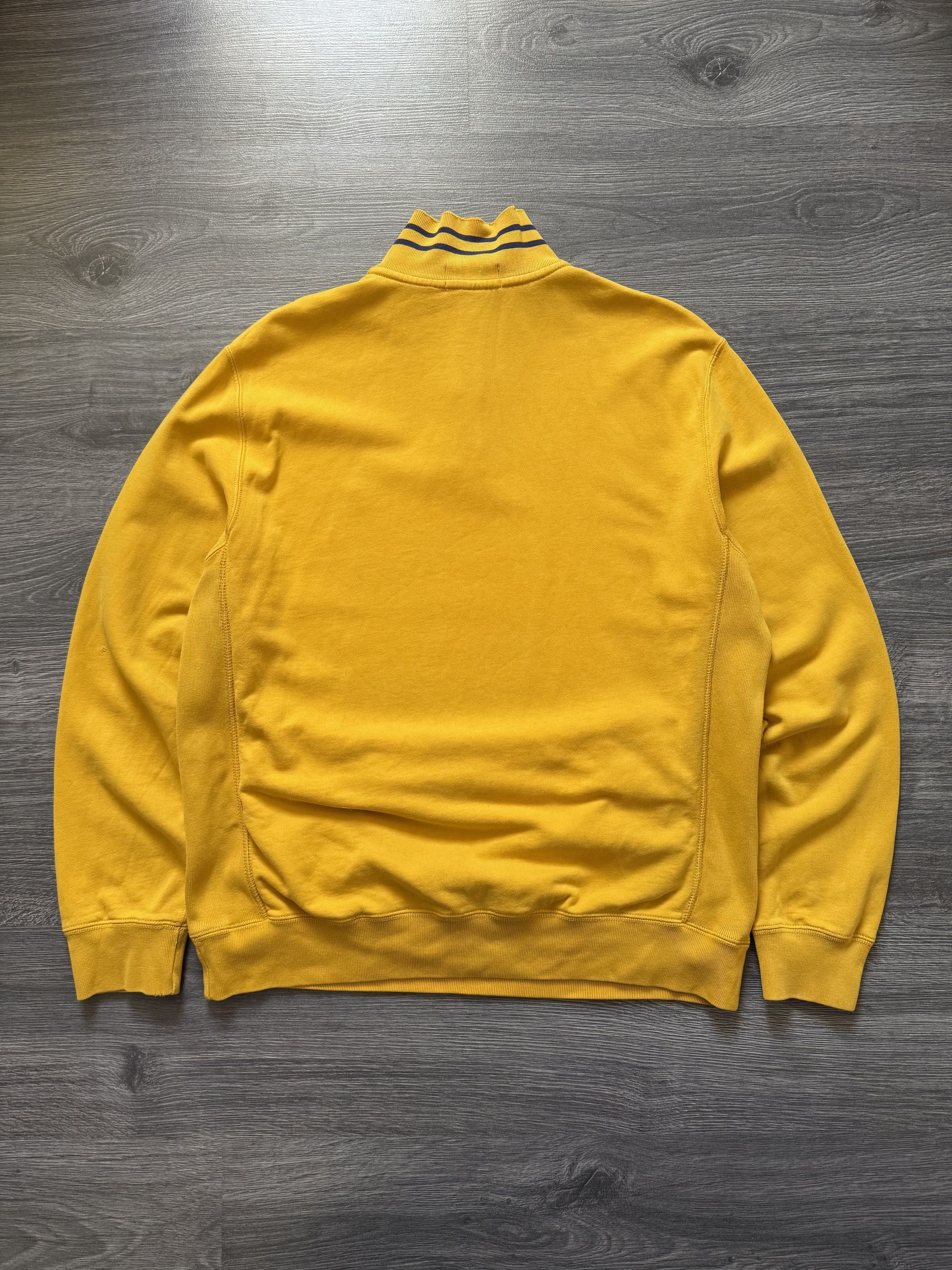Polo Ralph Lauren Vintage Y2K Polo Ralph Lauren Quarter Zip Distressed Sweater Size US M / EU 48-50 / 2 - 2 Thumbnail