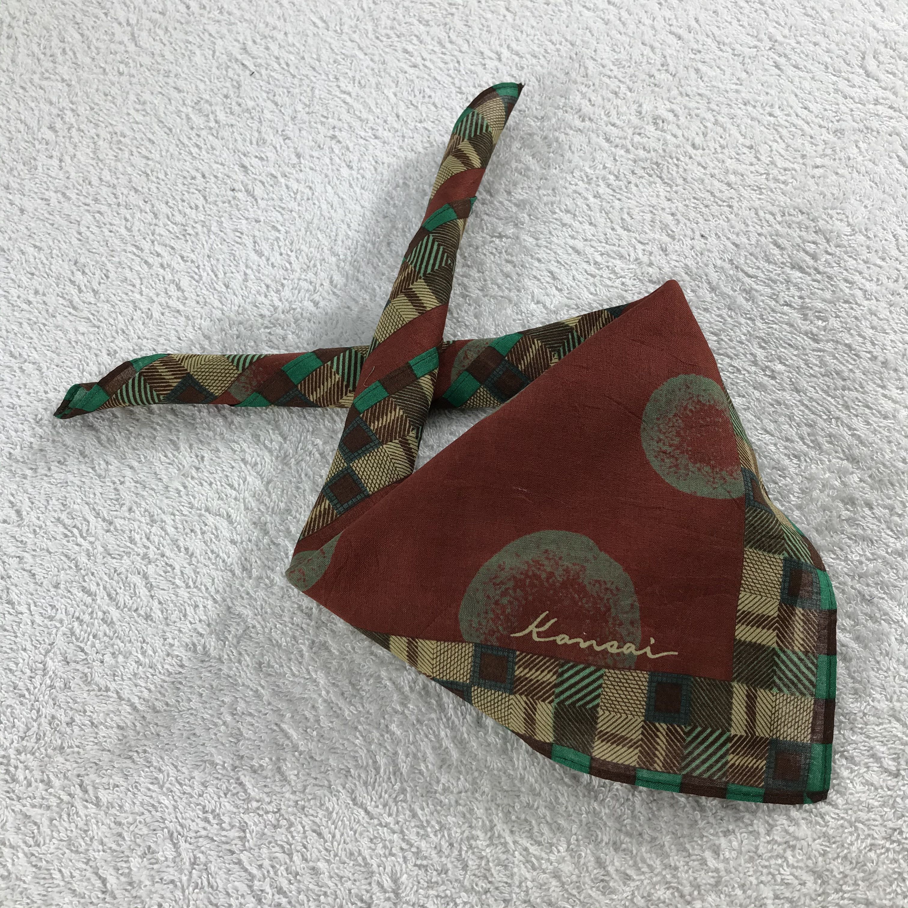 Kansai Yamamoto × Vintage Kansai Yamamoto Bandana / Handkerchief / Neckerchief - S086 Size ONE SIZE - 4 Thumbnail
