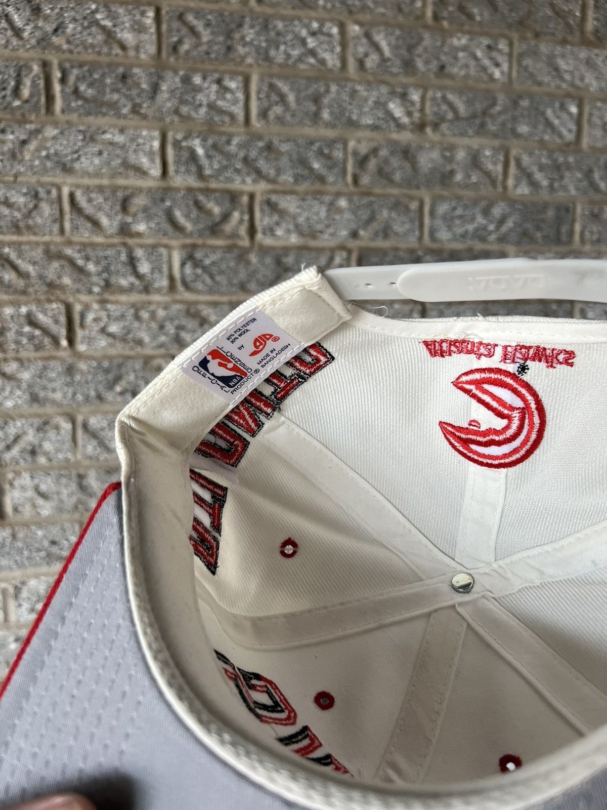 Sports Specialties × Vintage Vintage 90’s NBA Atlanta Hawks Wool Brand New SnapBack Hat Size ONE SIZE - 3 Thumbnail