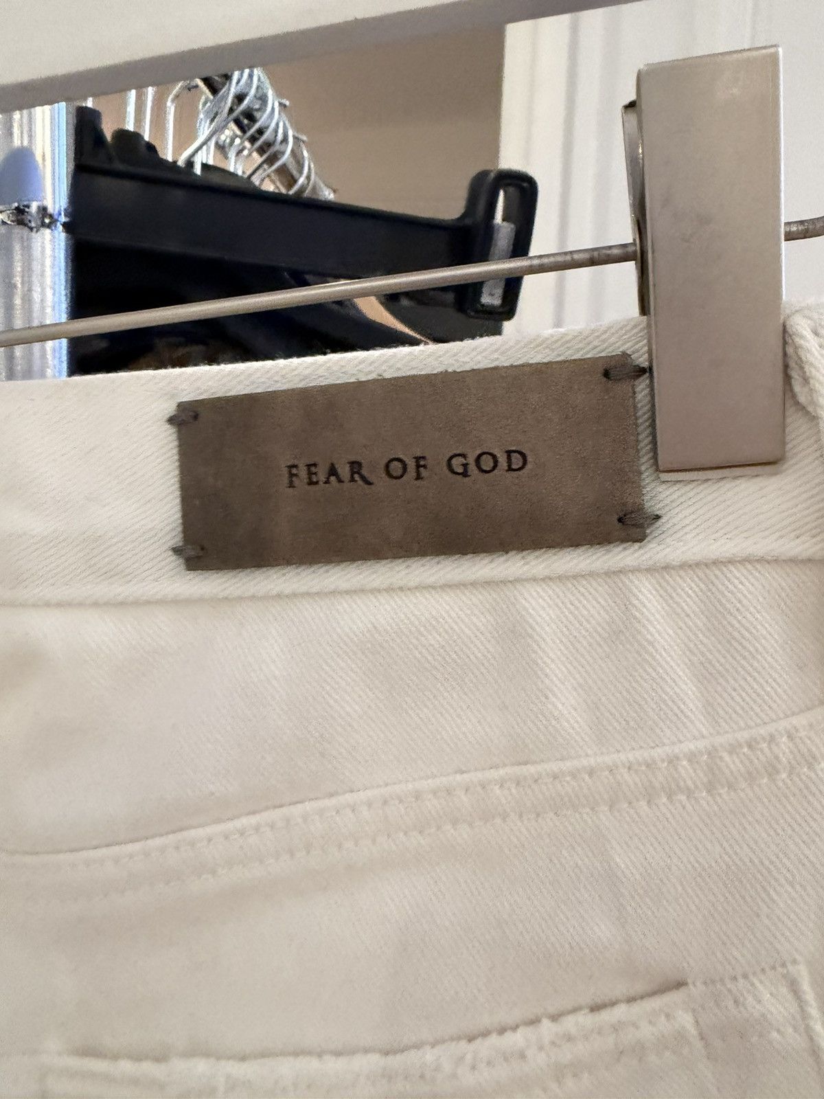 Fear of God Fear of God 2015-2016 White Denim Size US 31 - 3 Thumbnail