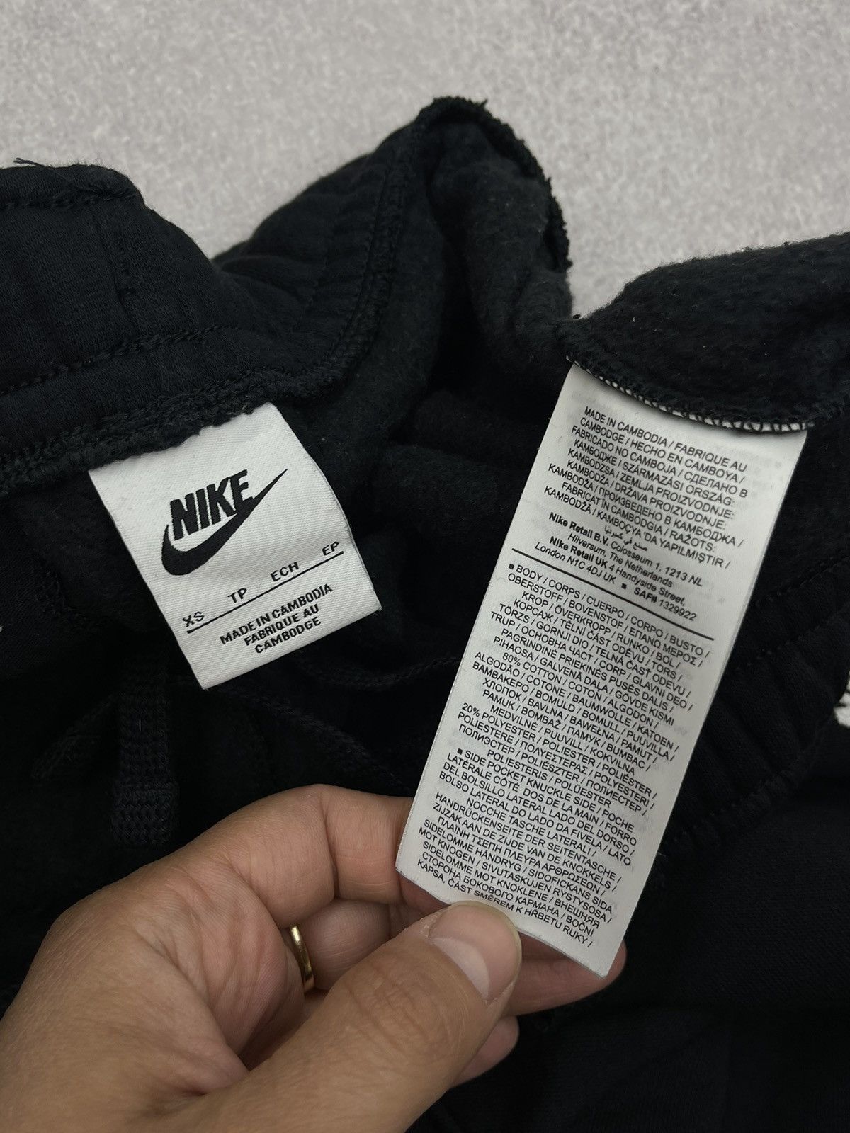 Nike Mens Nike Basic Black Sweatpants Dril Drip Y2K ACG TN Size US 30 / EU 46 - 8 Thumbnail