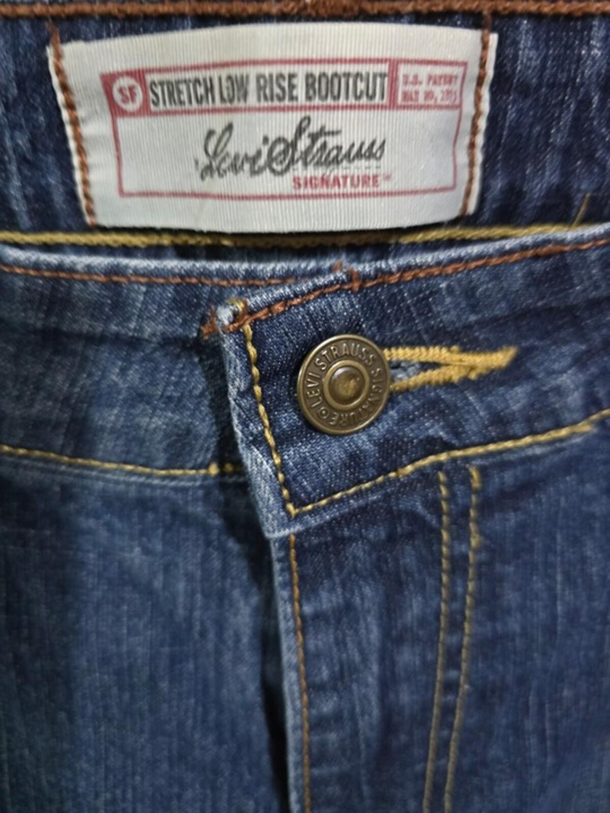 Other Levi Strauss Signature Denim Jeans Cuffed Size 34" / US 12 / IT 48 - 3 Thumbnail