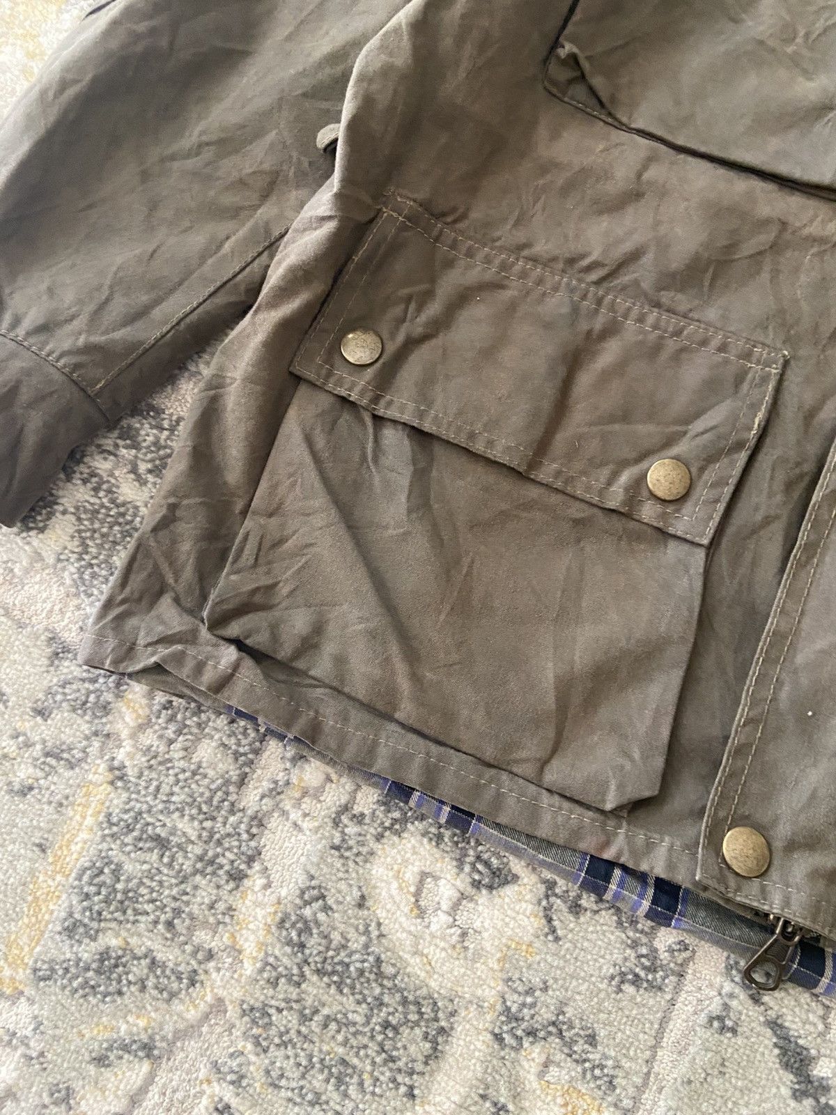 Belstaff BELSTAFF BIKER WAX JACKET Size US XXS / EU 40 - 8 Thumbnail