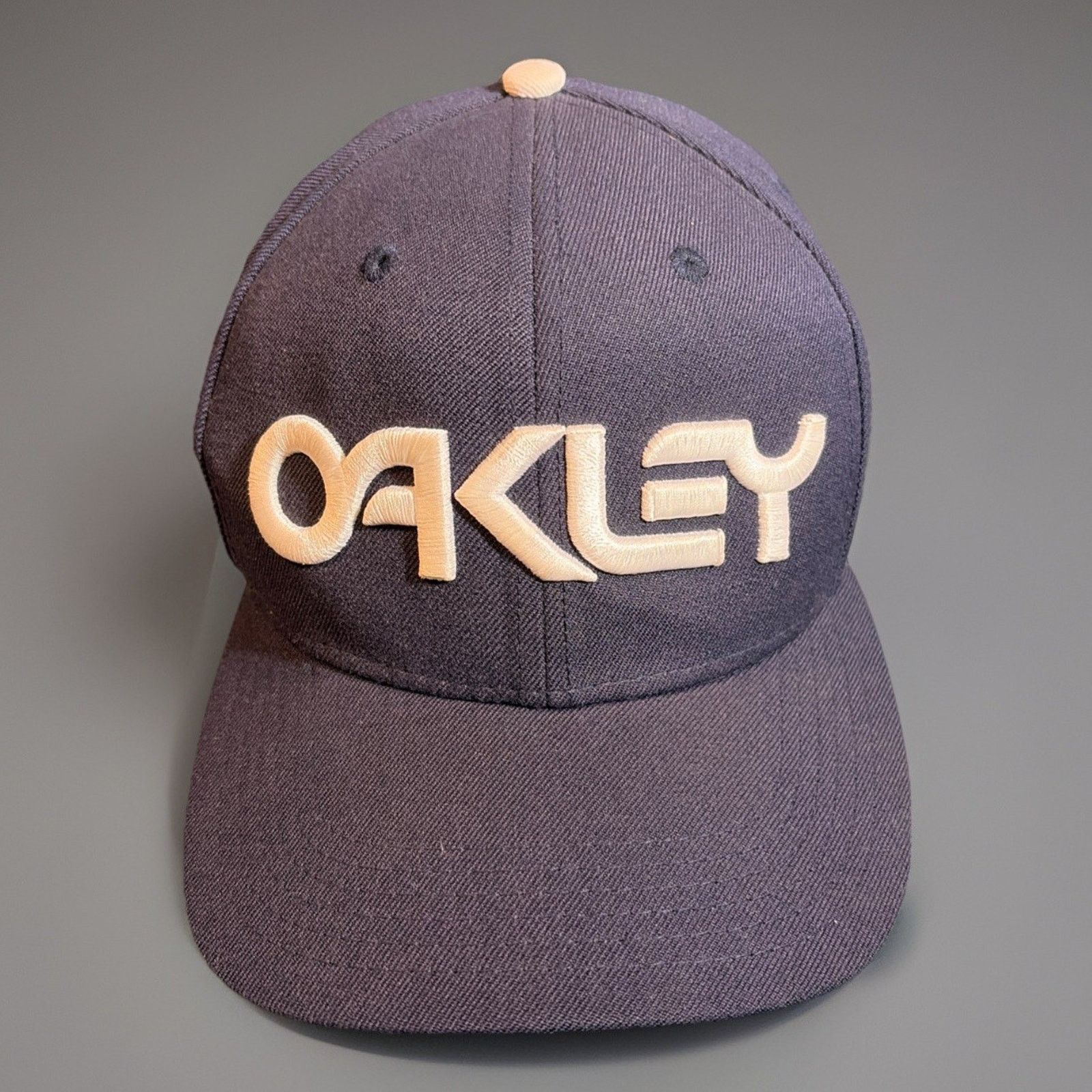 Oakley Oakley Blue Snapback Hat Baseball Cap Wool Blend Snowboard Size ONE SIZE - 1 Thumbnail