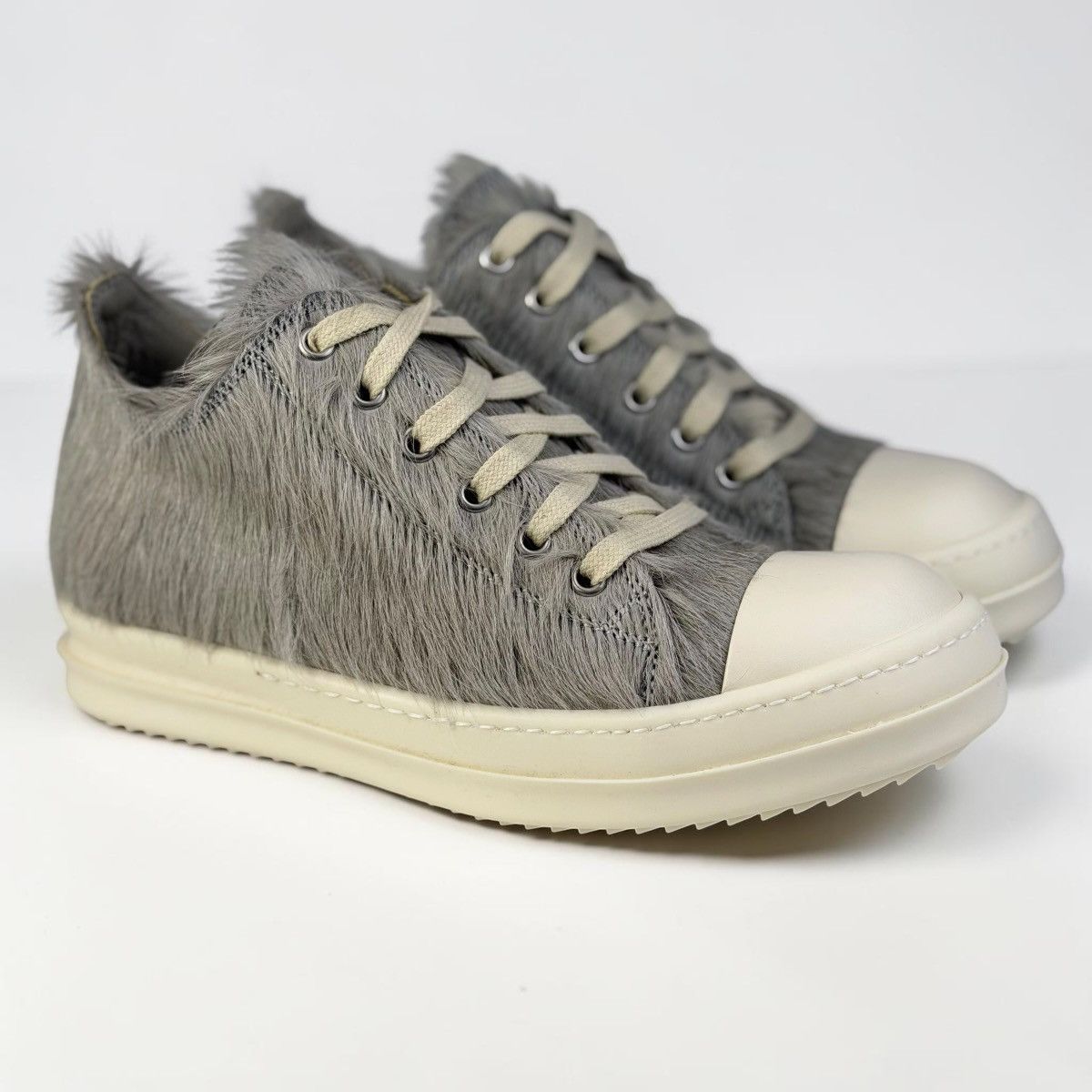 Rick Owens Rick Owens Strobe Fur Ramones Low Size US 7 / IT 37 - 2 Thumbnail