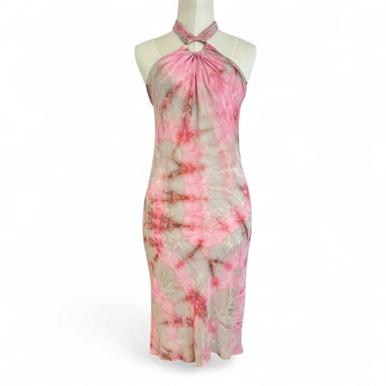 Vintage Vintage Y2K fairy boho beachy mesh halter midi dress🪷🩵 Size S / US 4 / IT 40 - 1 Thumbnail
