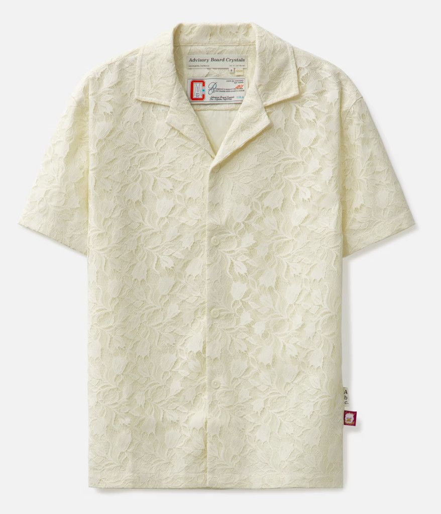 Advisory Board Crystals ABC Pacifist Camp Shirt (SS24) - Ecru Size US S / EU 44-46 / 1 - 8 Thumbnail