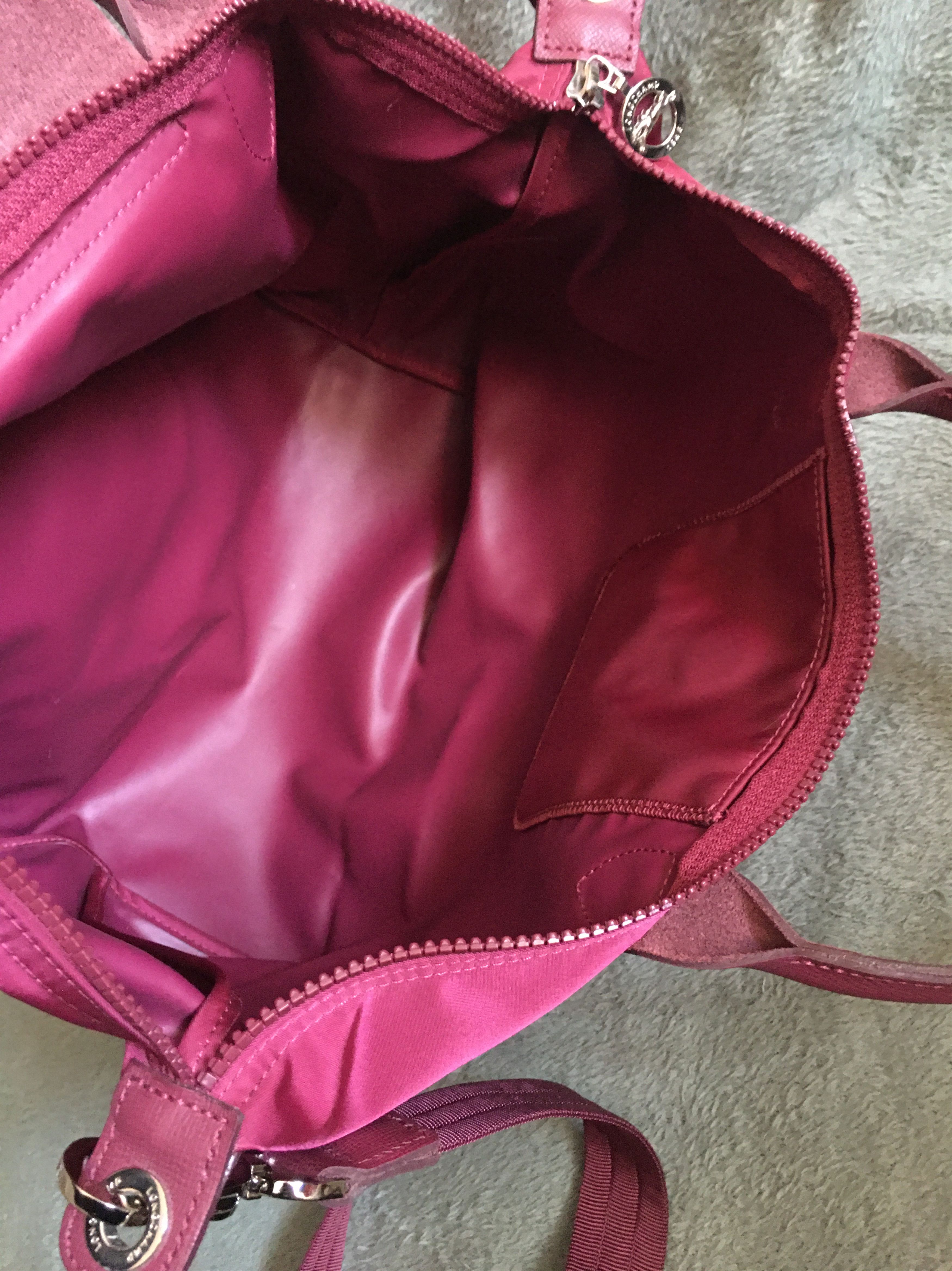 Longchamp Longchamp Le Pliage Neo Medium Tote Bag Raspberry Size ONE SIZE - 12 Thumbnail