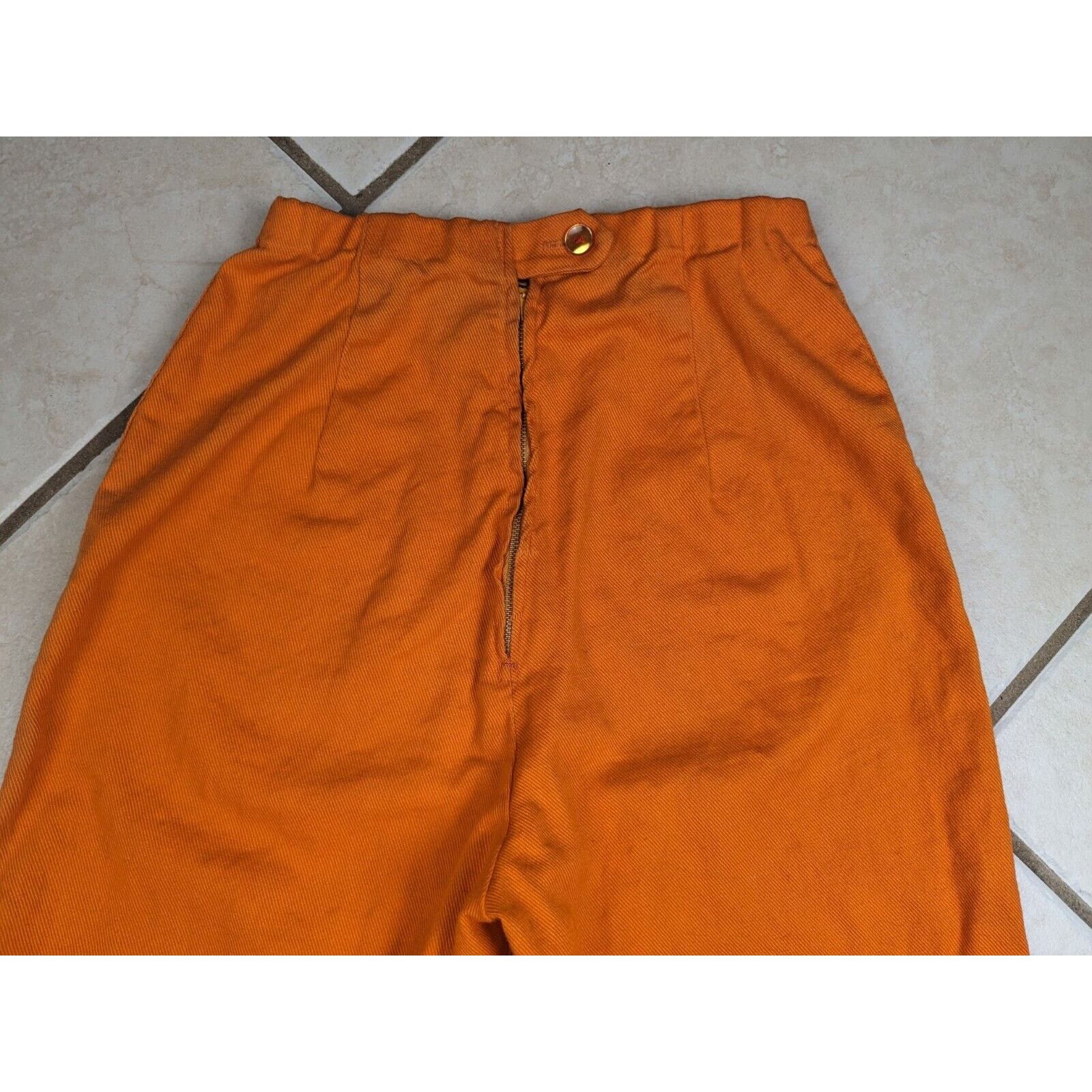 Other 1960's Cole of California Orange Denim Pants High Waist Size 34" / US 12 / IT 48 - 12 Thumbnail