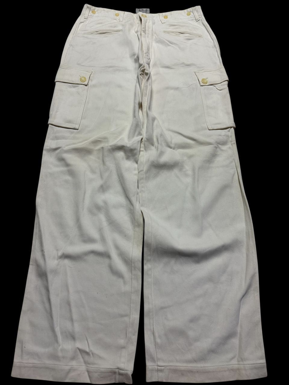 20471120 Rare💥G G G Pour Homme Cargo Monkey Pants Baggy Made in Japan Size US 33 - 3 Thumbnail