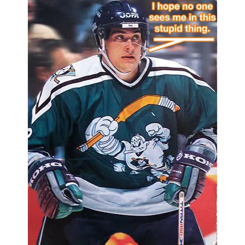 Ccm × NHL Anaheim Mighty Ducks 90s CCM WILD WING jersey 2X NHL vintage Size US XXL / EU 58 / 5 - 5 Thumbnail